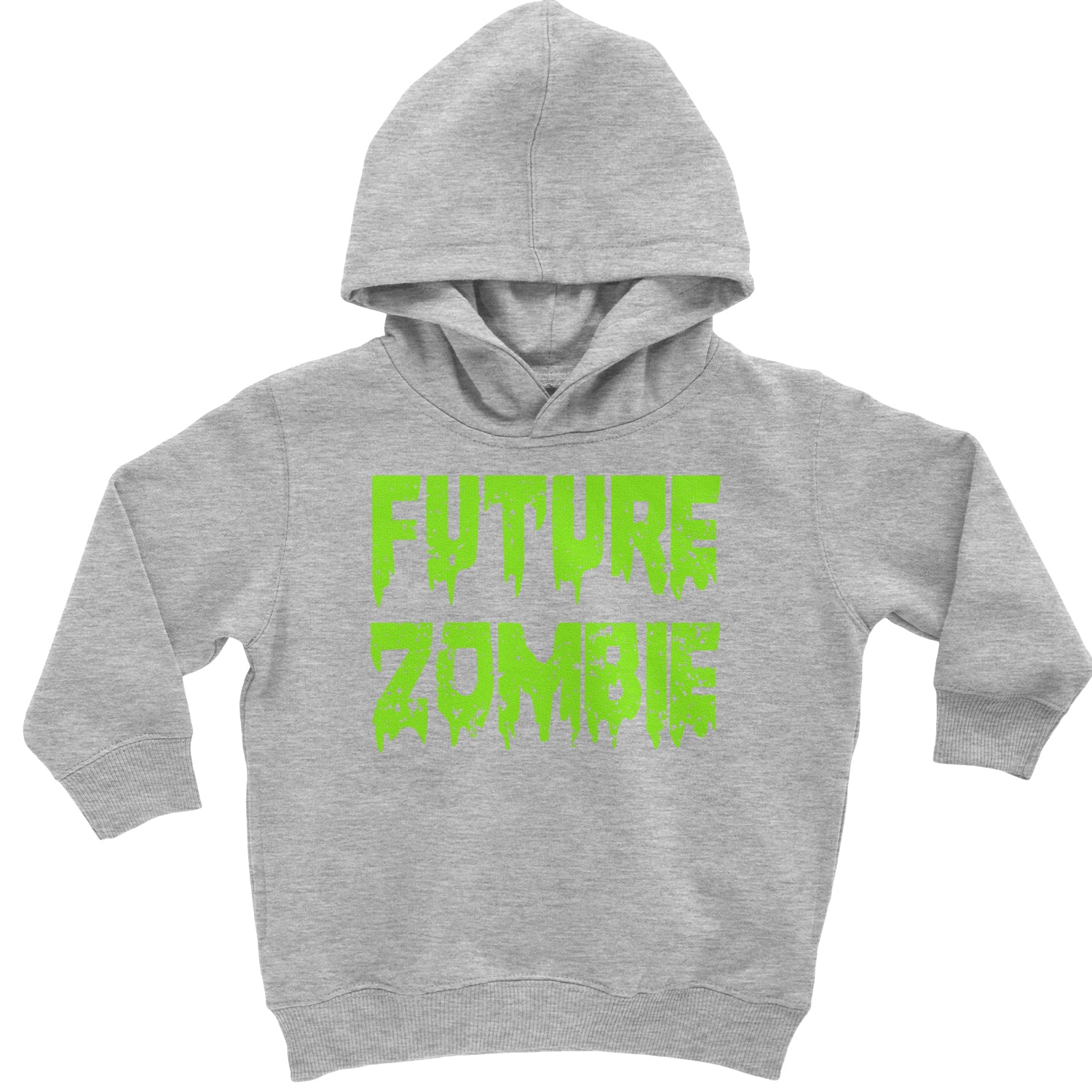 Future Zombie Horror Toddler Hoodie And Infant Fleece Romper Heather Grey