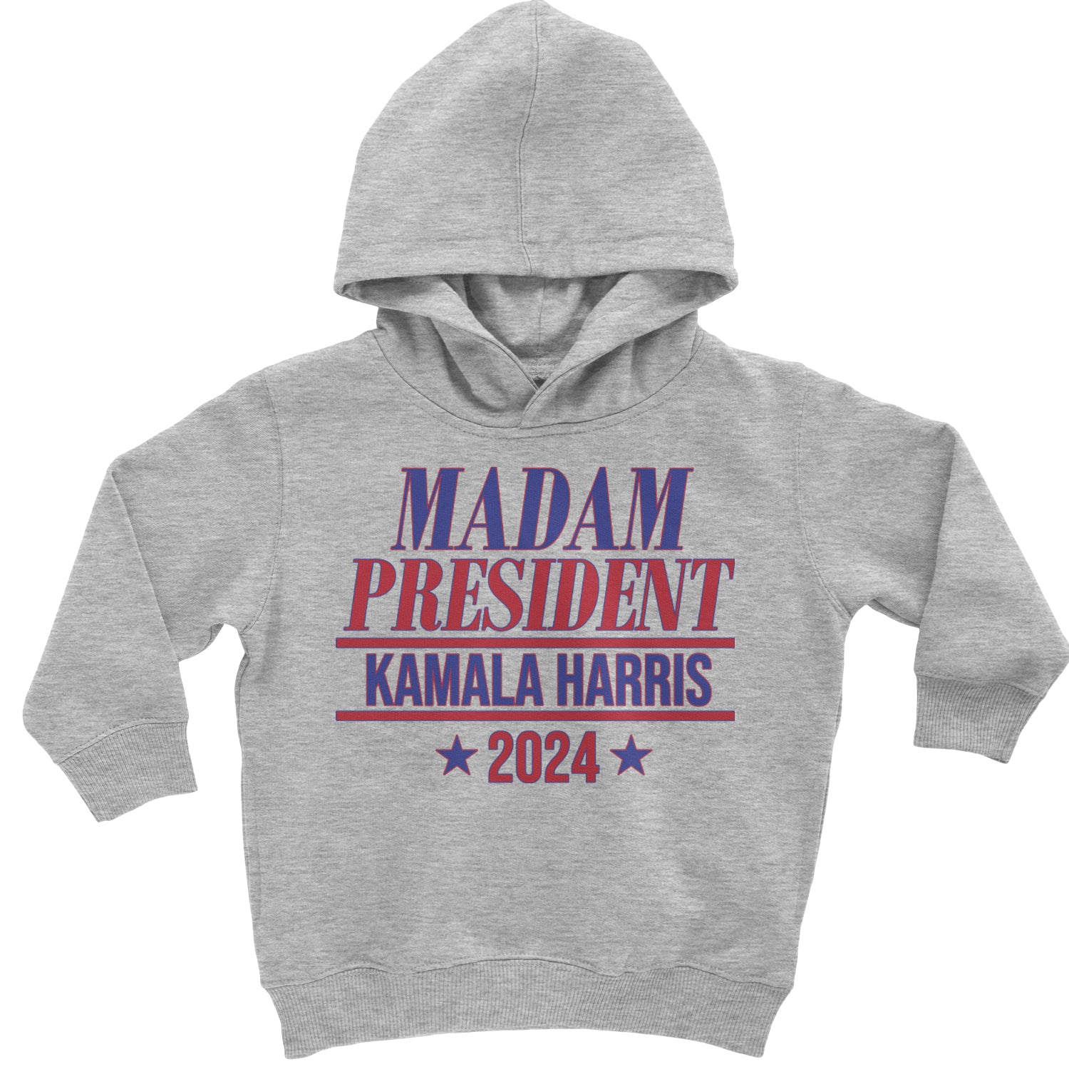 Madam President - Support kamala Harris For President 2024 Toddler Hoodie And Infant Fleece Romper Heather Grey