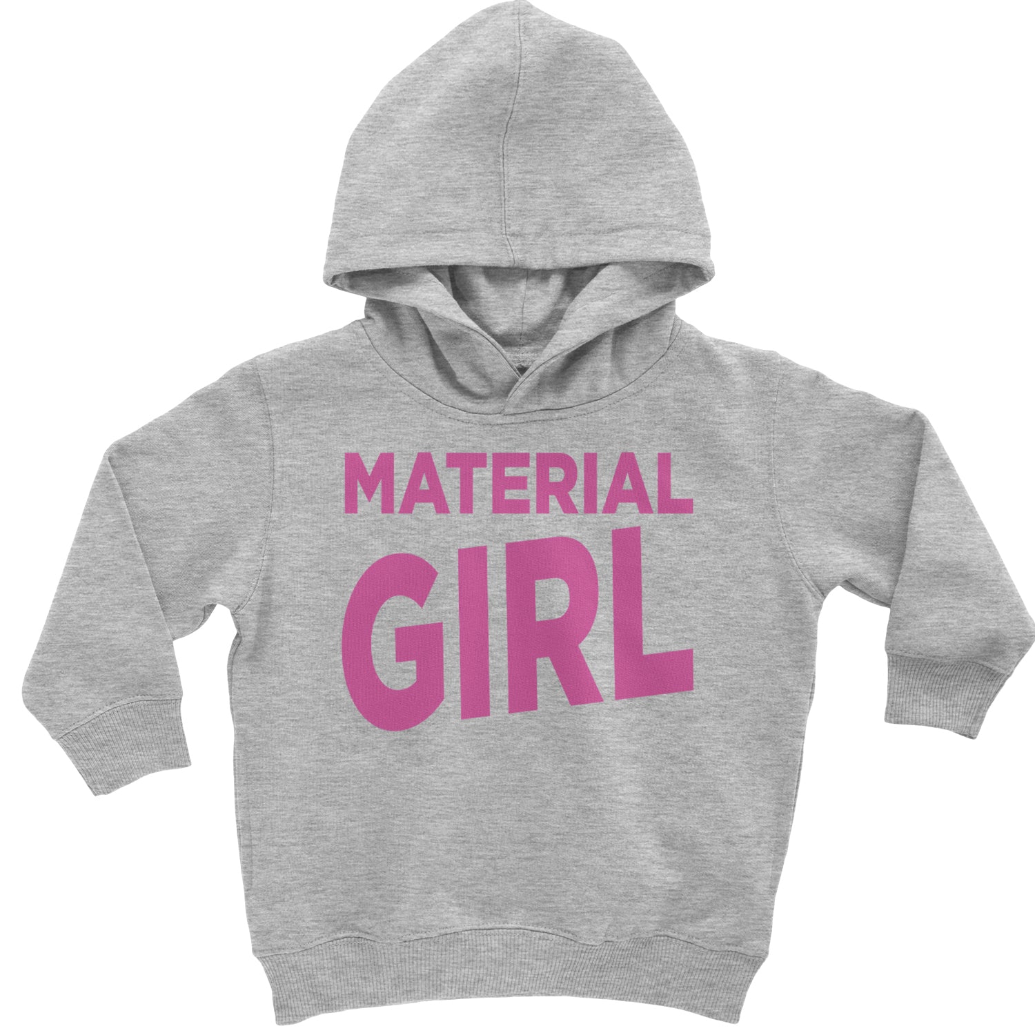 Material Girl 80's Retro Celebration Toddler Hoodie And Infant Fleece Romper Heather Grey