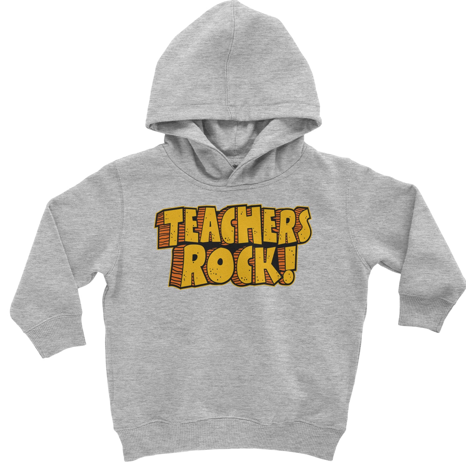 Teachers Rock Retro Toddler Hoodie And Infant Fleece Romper Heather Grey