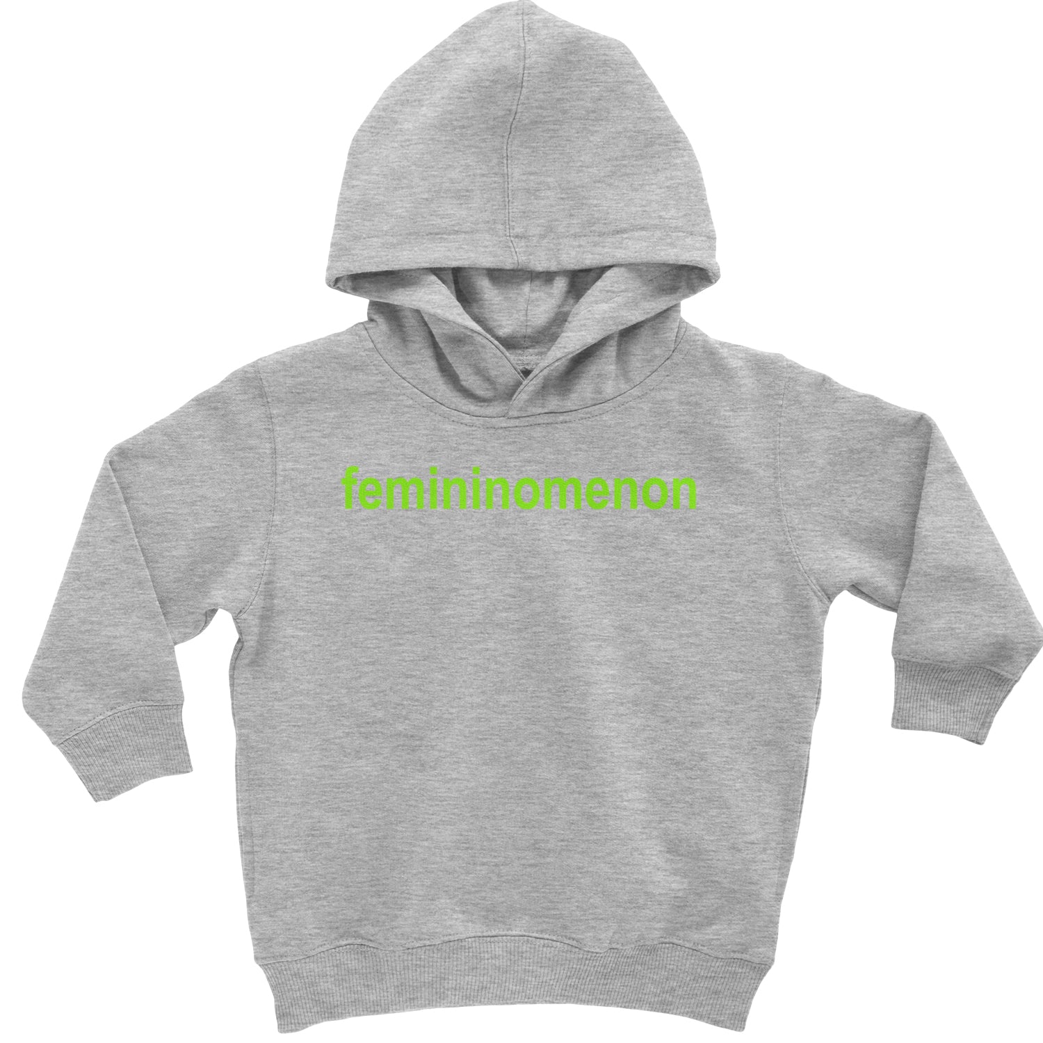 Femininomenon Female Empowerment Toddler Hoodie And Infant Fleece Romper Heather Grey