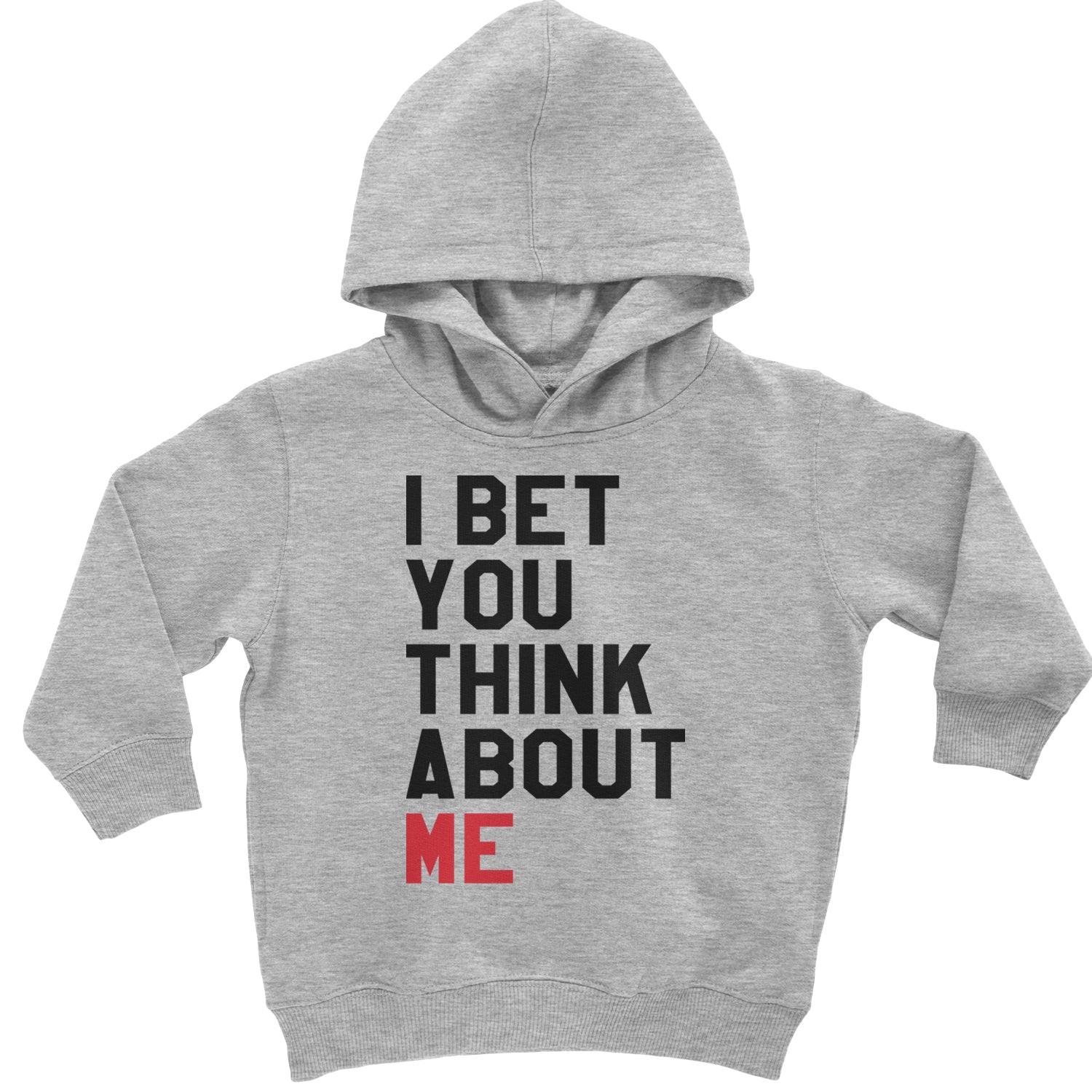 I Bet You Think About Me New TTPD Era Toddler Hoodie And Infant Fleece Romper Heather Grey