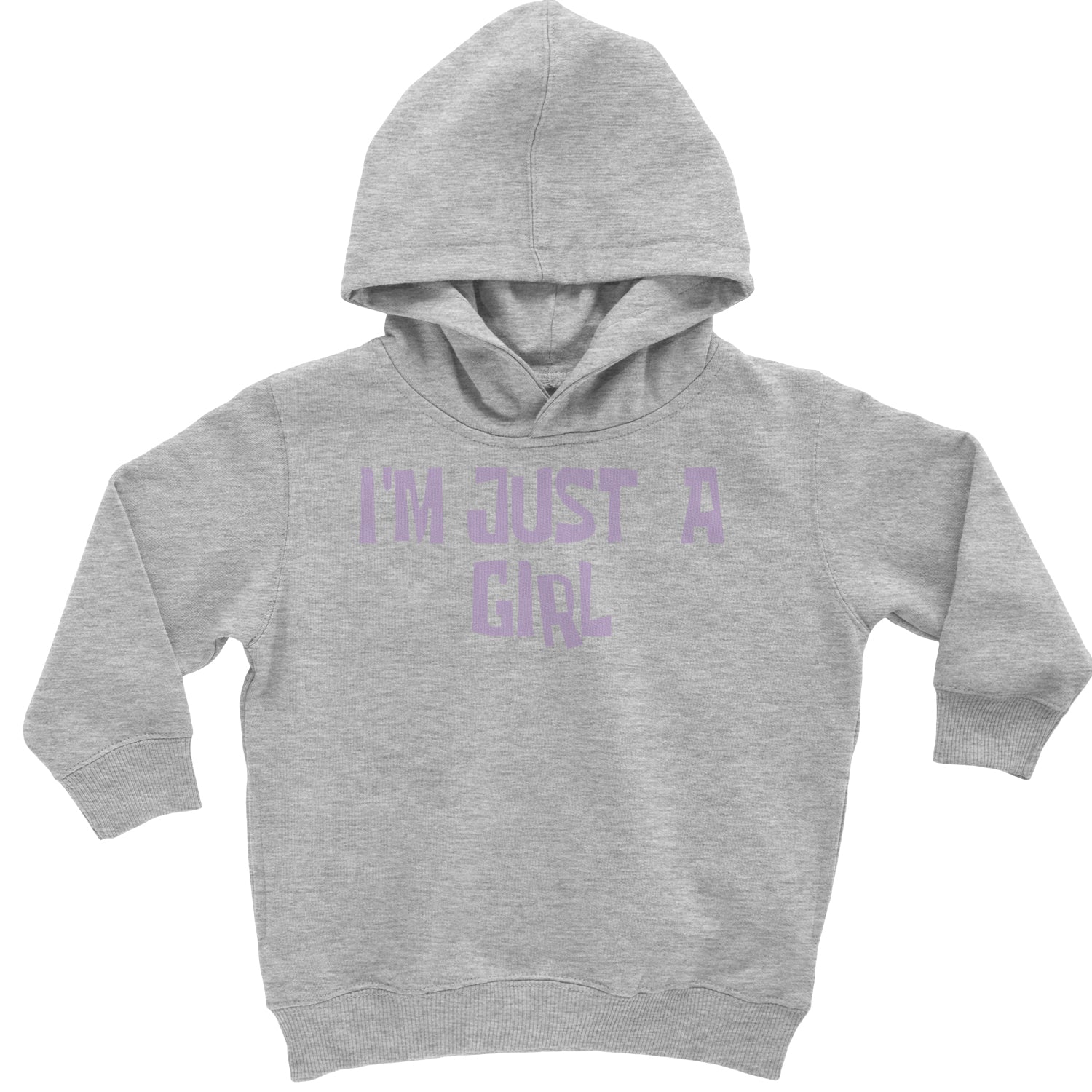 I'm Just A Girl Guts Music Toddler Hoodie And Infant Fleece Romper Heather Grey