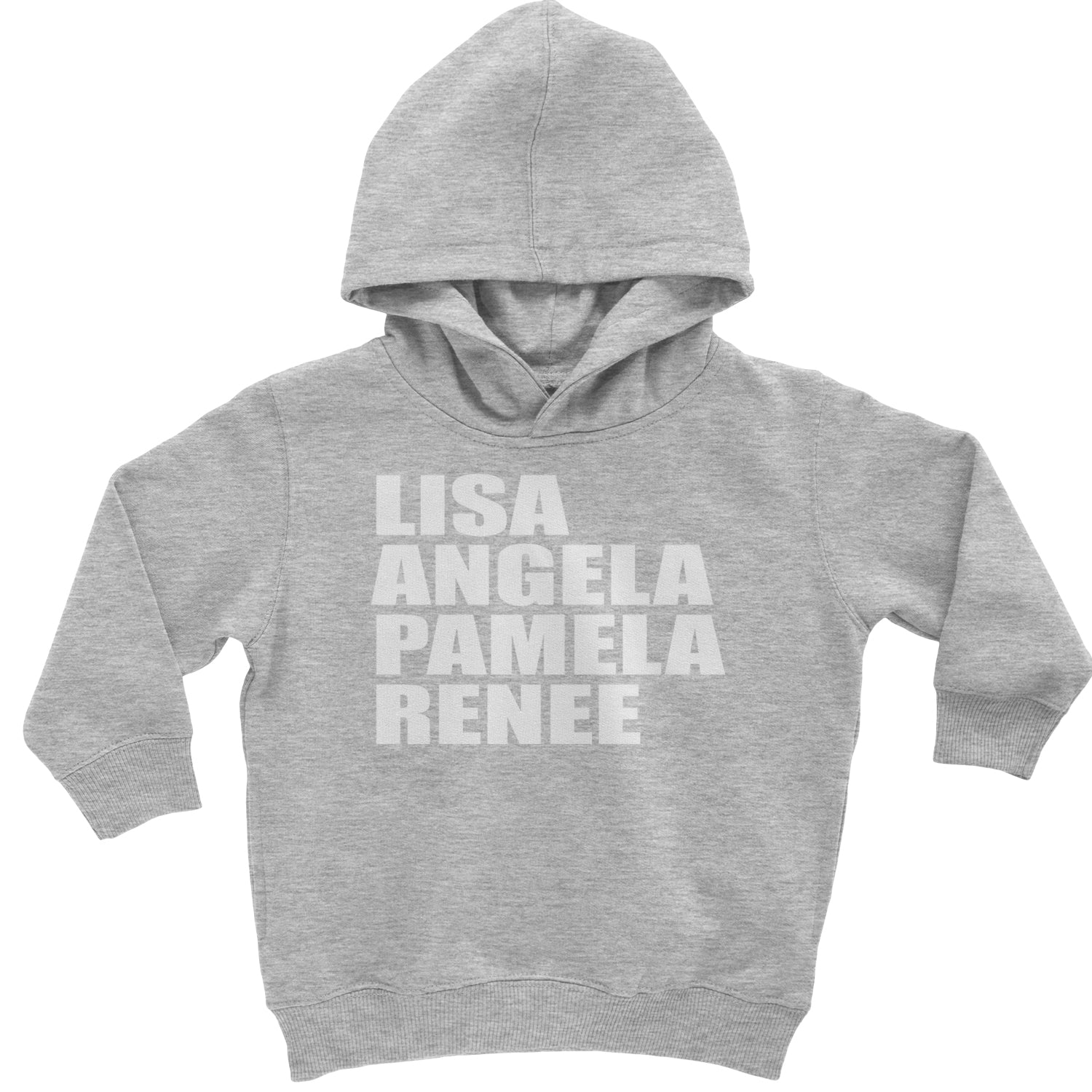 Lisa Angela Pamela Renee Around The Way Girl Toddler Hoodie And Infant Fleece Romper Heather Grey