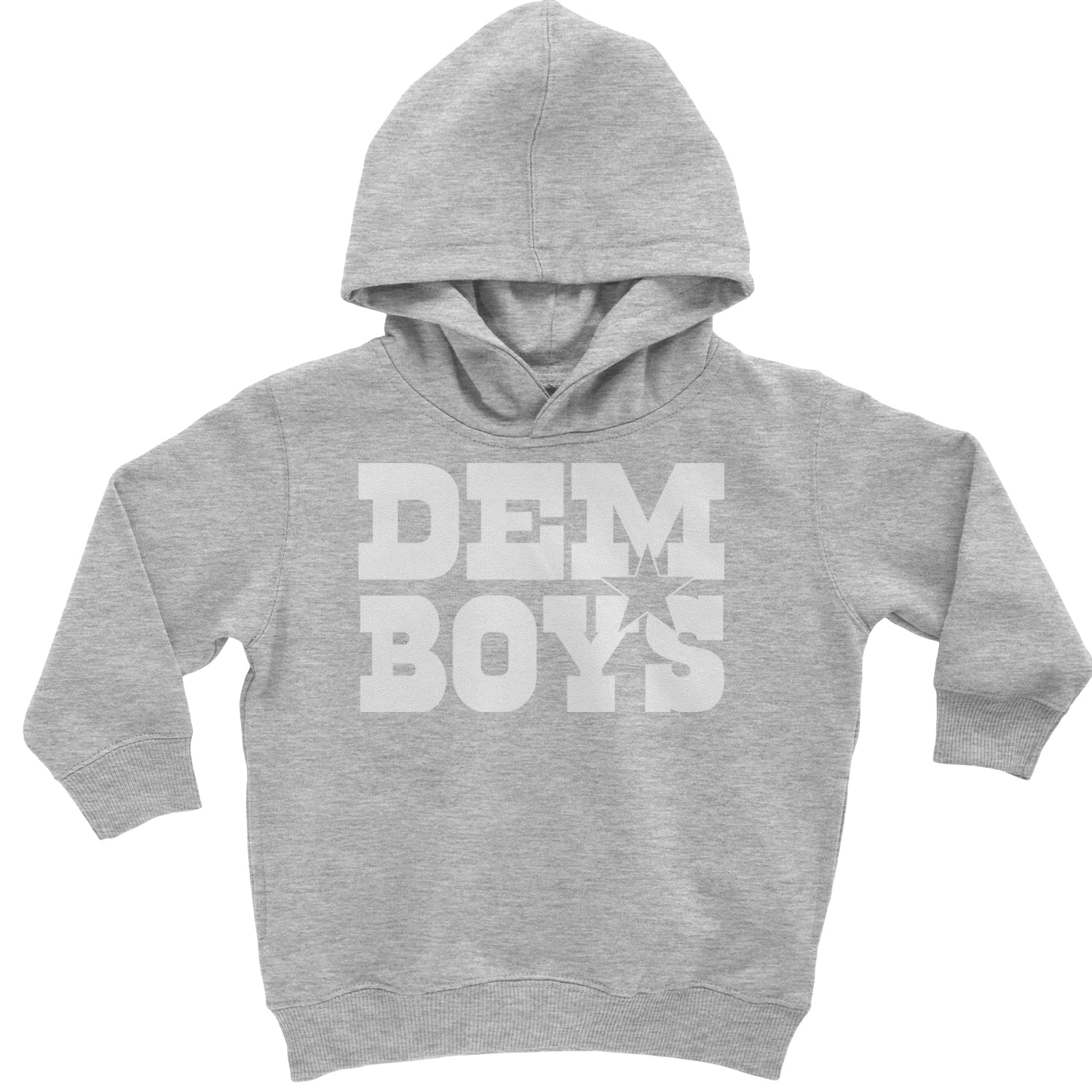 Dem Boys Dallas Football Toddler Hoodie And Infant Fleece Romper Heather Grey