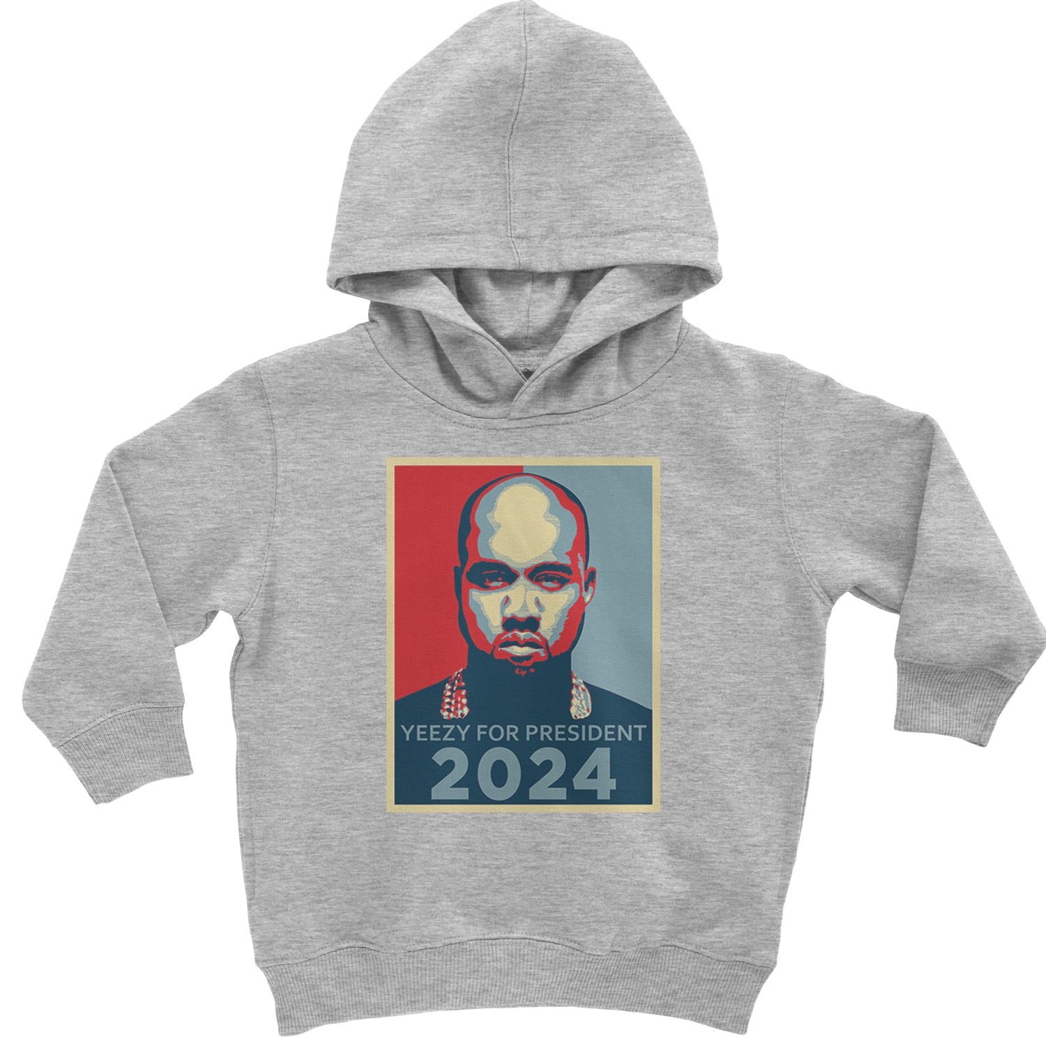 Yeezus For President Vote for Ye Toddler Hoodie And Infant Fleece Romper Heather Grey