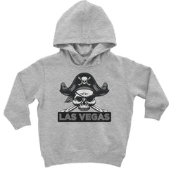 Raider Skull Straight Outta Las Vegas Toddler Hoodie And Infant Fleece Romper Heather Grey
