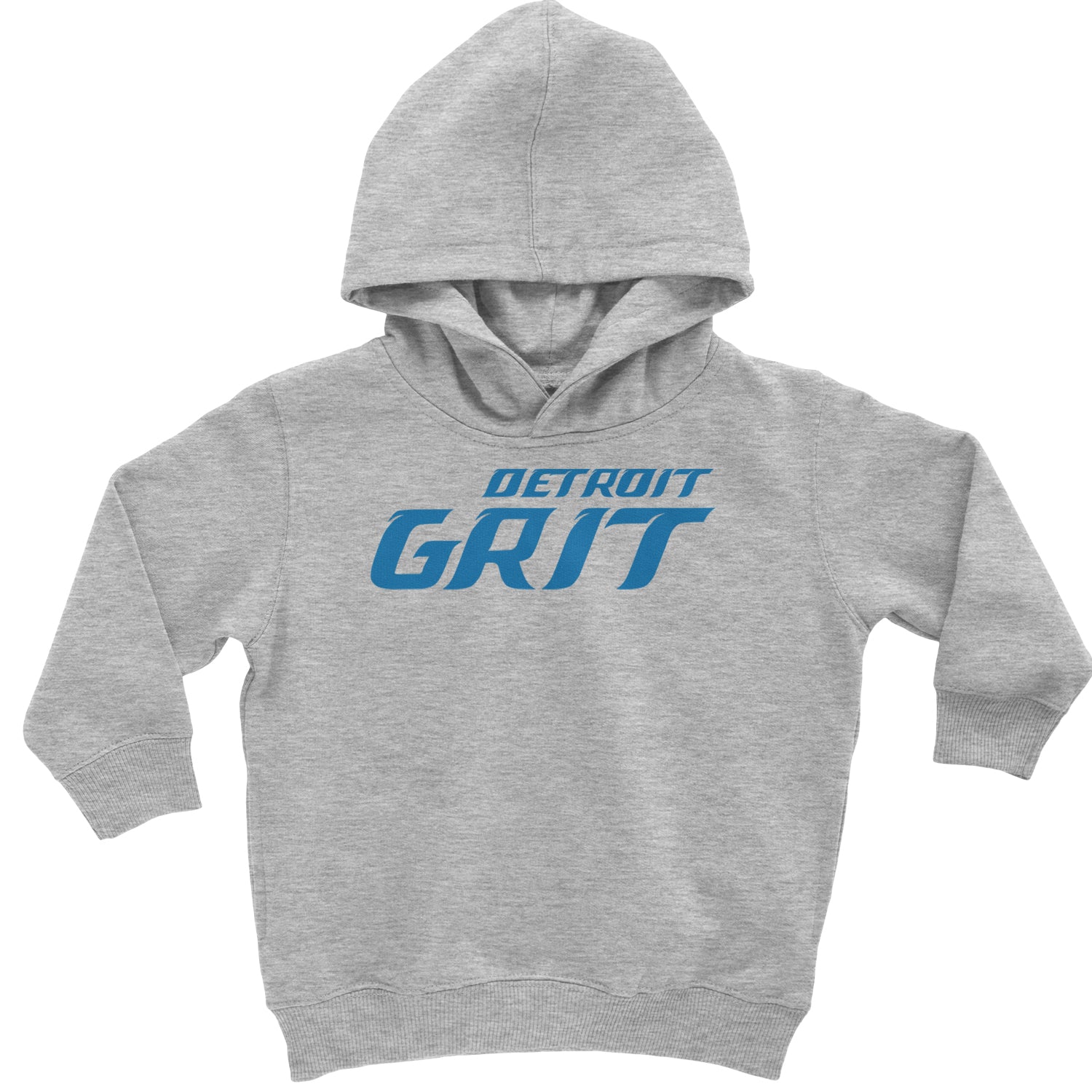 Grit Detroit Football Hard Knocks Toddler Hoodie And Infant Fleece Romper Heather Grey