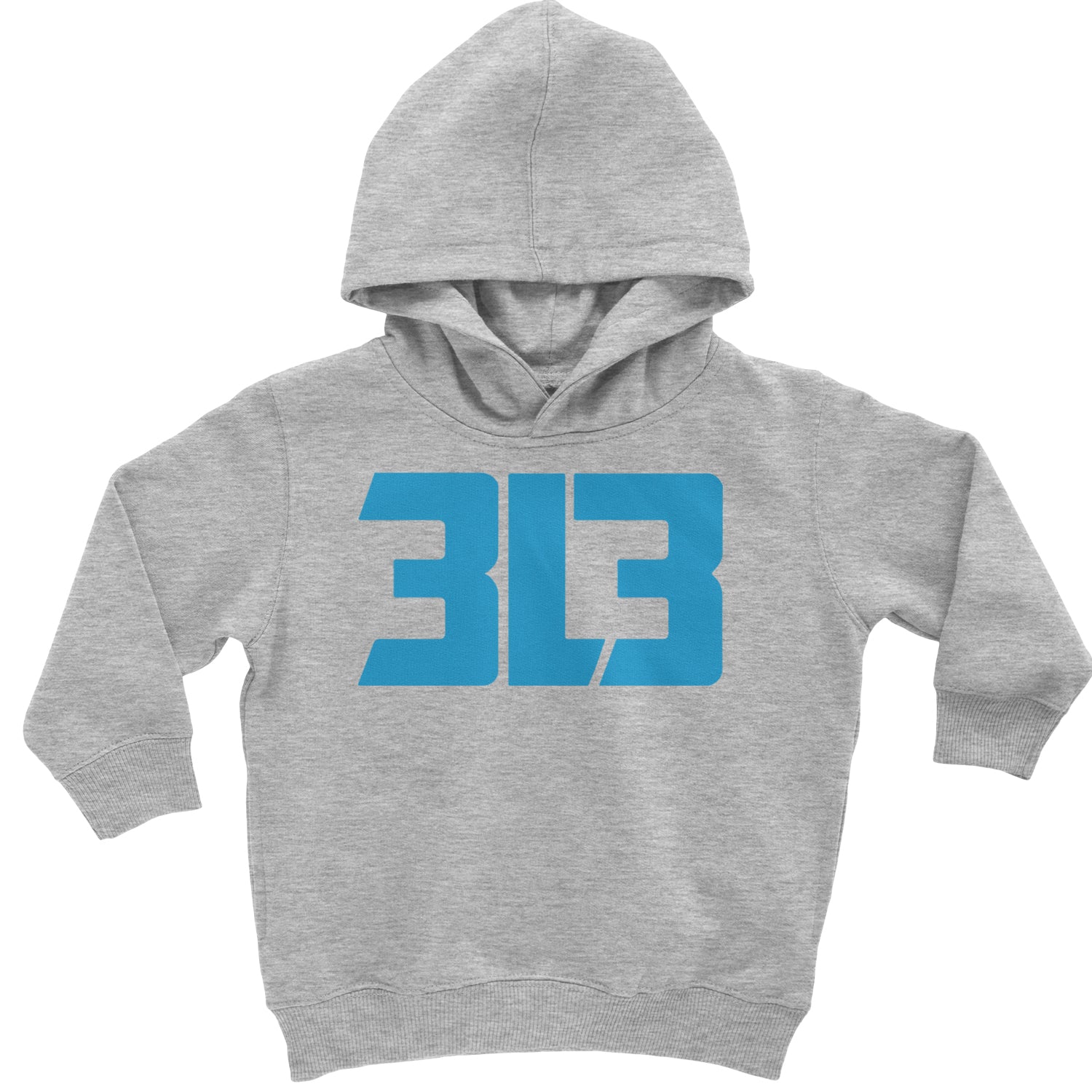 3L3 From The 313 Detroit Football Toddler Hoodie And Infant Fleece Romper Heather Grey