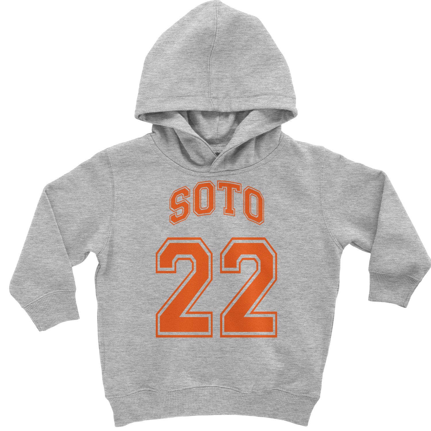 Soto Number 22 Toddler Hoodie And Infant Fleece Romper Heather Grey