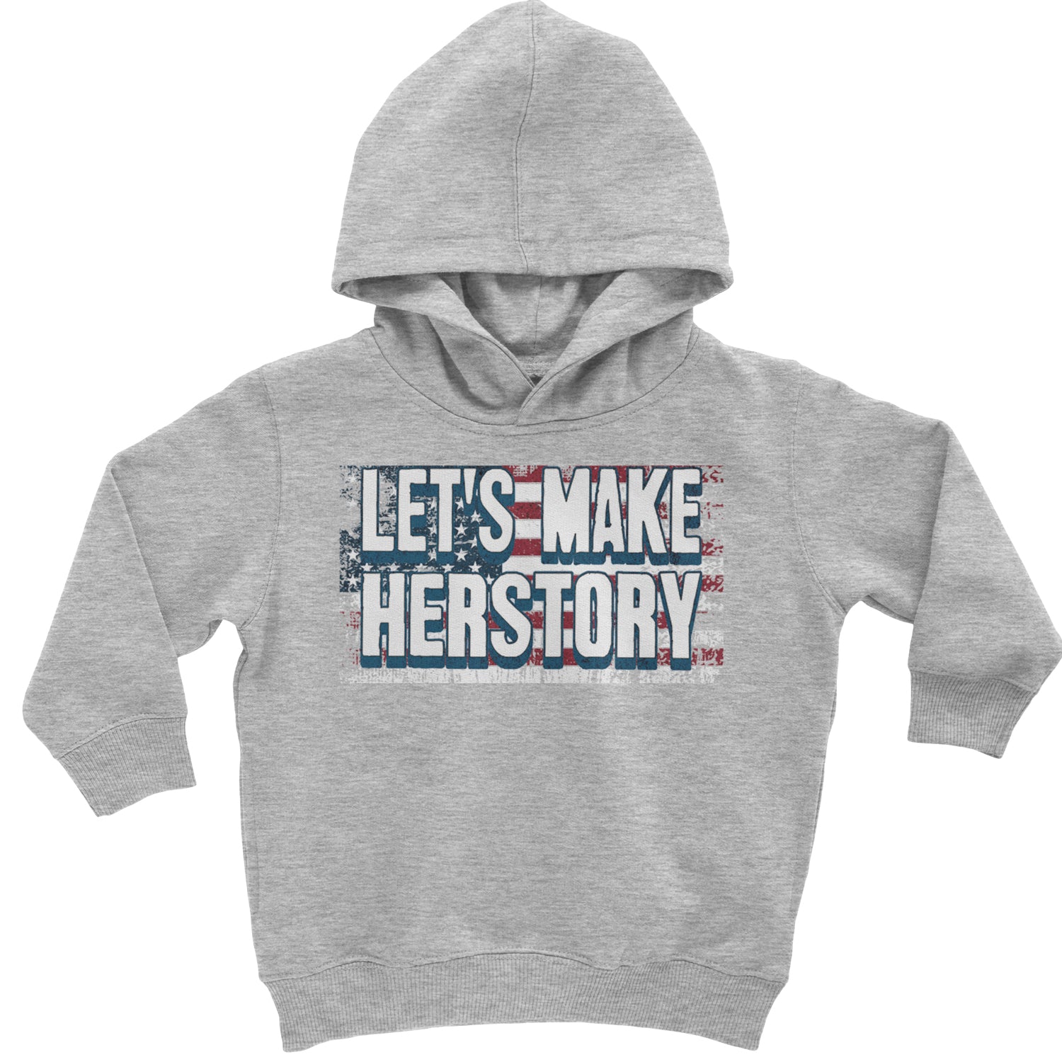 Lets Make Herstory - Support Kamala Harris For President 2024 Toddler Hoodie And Infant Fleece Romper Heather Grey