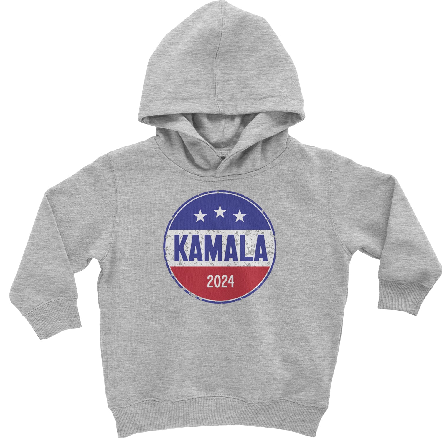 Kamala Badge 2024 - Kamala Harris For President 2024 Toddler Hoodie And Infant Fleece Romper Heather Grey