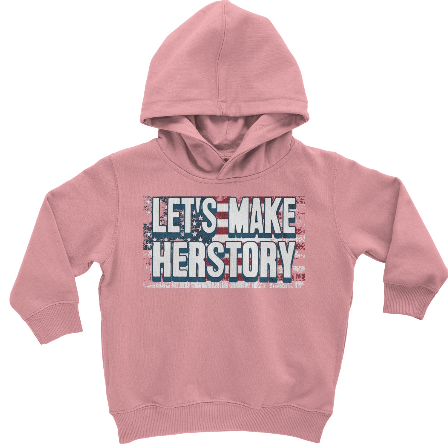 Lets Make Herstory - Support Kamala Harris For President 2024 Toddler Hoodie And Infant Fleece Romper Mauve