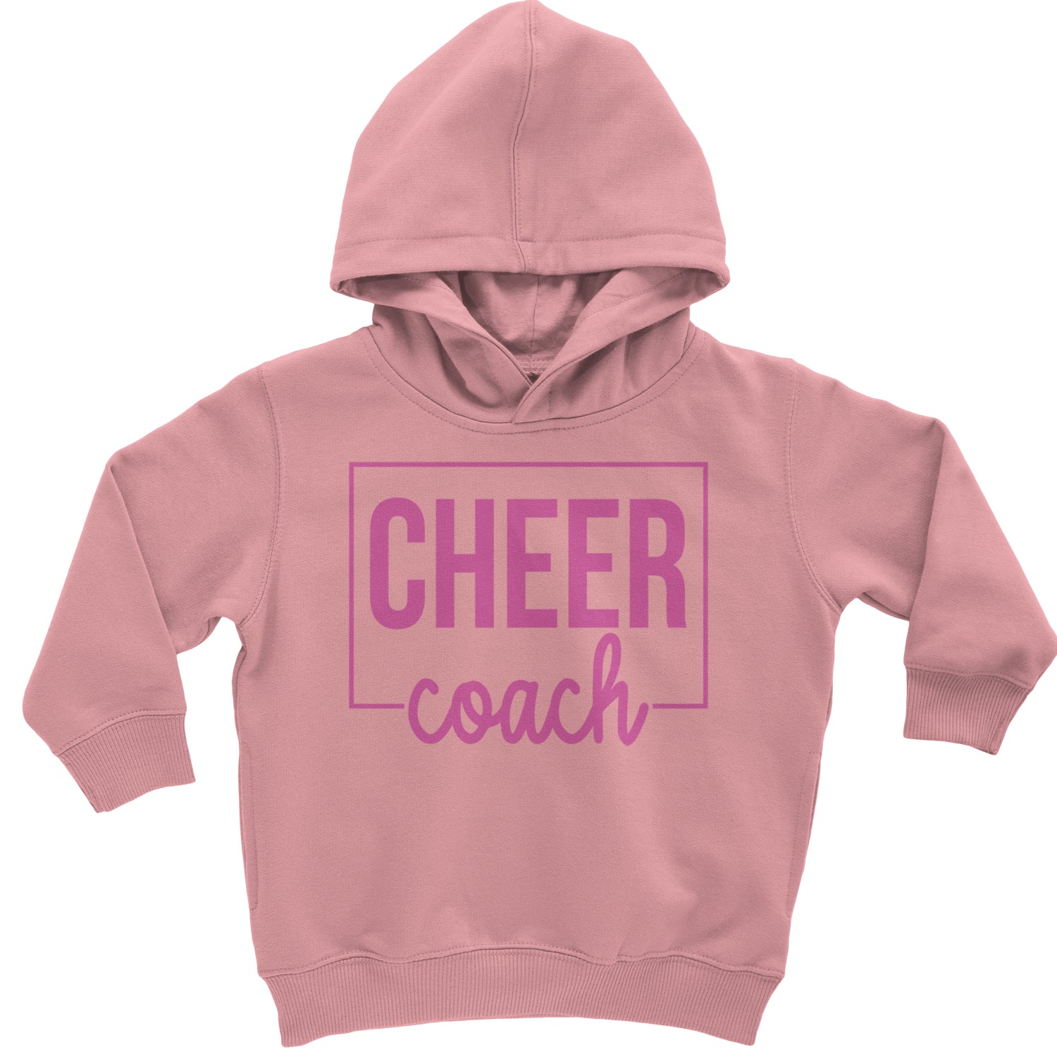 Cheer Coach Cheerleader Toddler Hoodie And Infant Fleece Romper Mauve