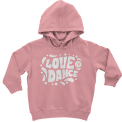 Love To Dance Toddler Hoodie And Infant Fleece Romper Mauve
