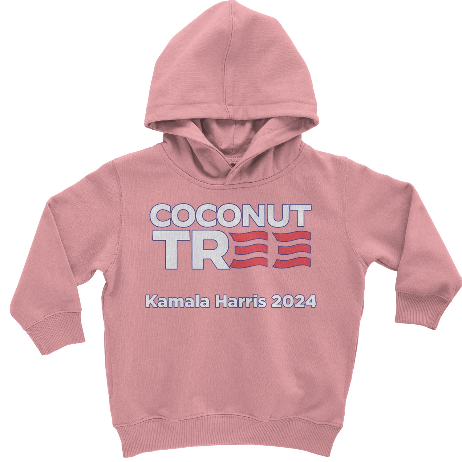 Coconut Tree - Support Kamala Harris For President 2024 Toddler Hoodie And Infant Fleece Romper Mauve