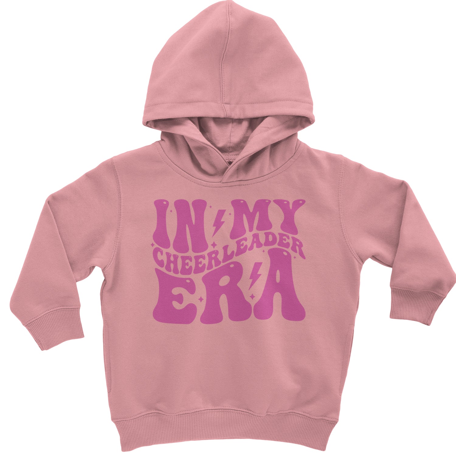 In My Cheerleader Era Toddler Hoodie And Infant Fleece Romper Mauve