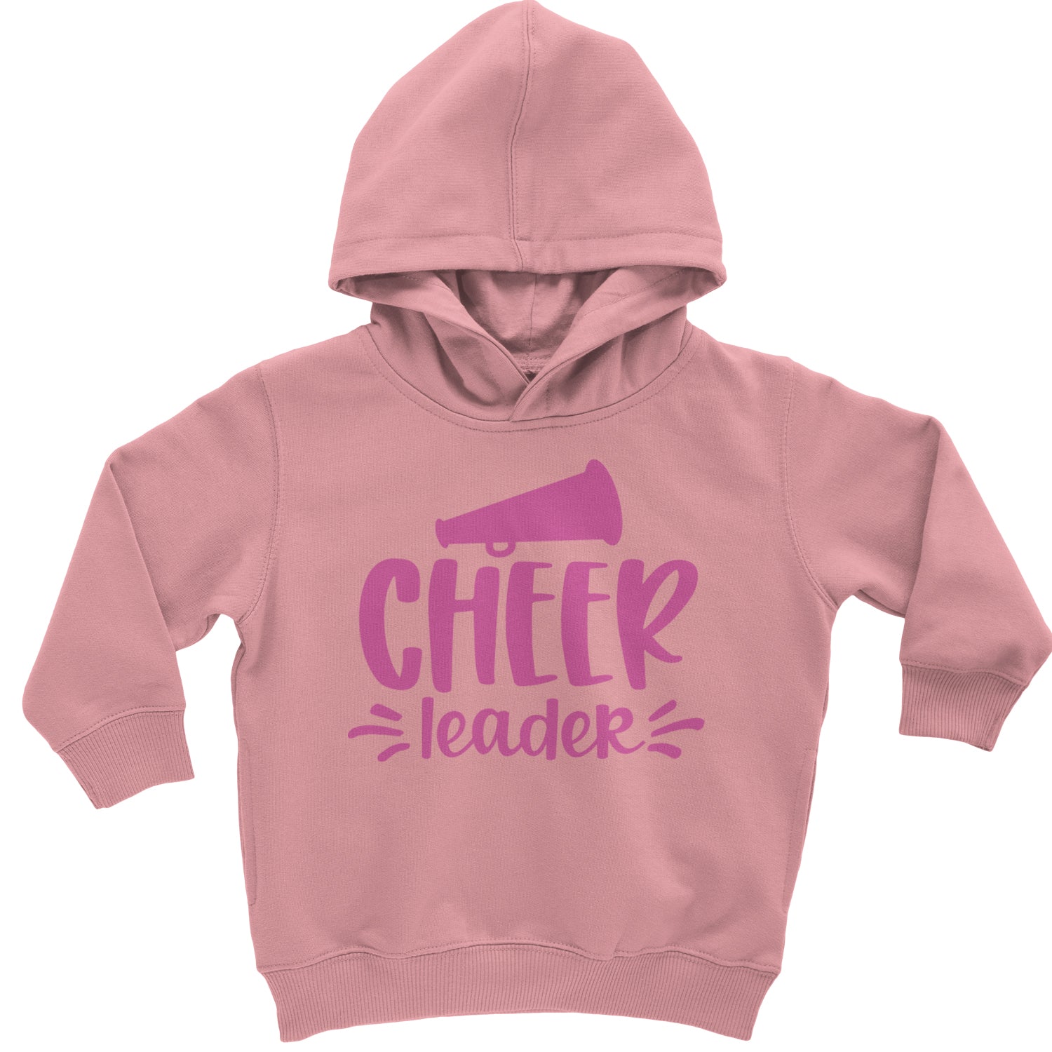 Cheerleader Bullhorn Toddler Hoodie And Infant Fleece Romper Mauve