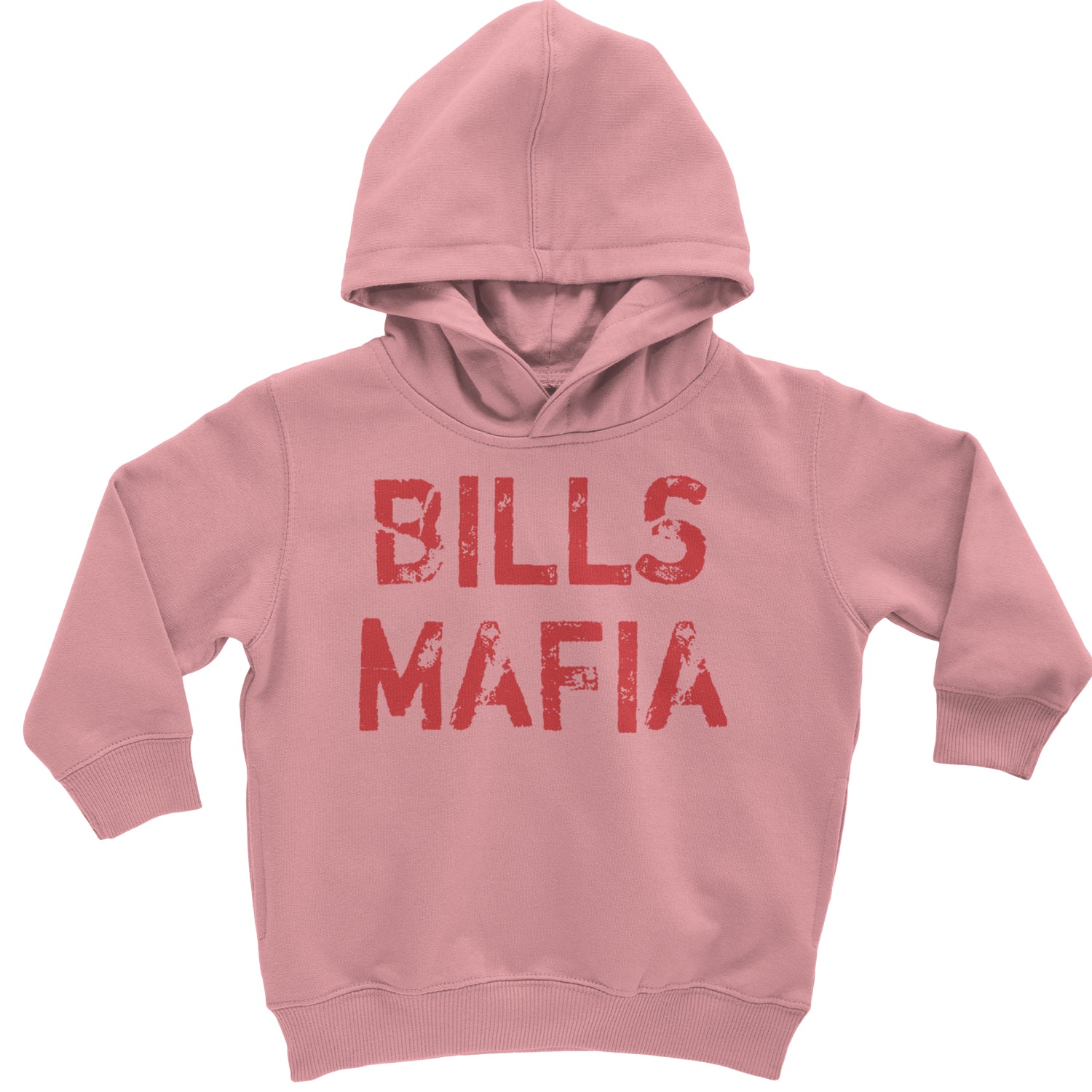 Distressed Bills Mafia Football Toddler Hoodie And Infant Fleece Romper Mauve