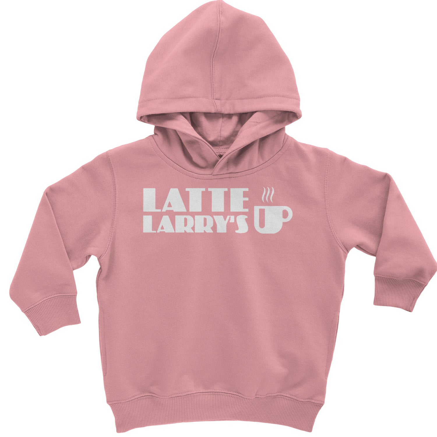 Latte Larry's Enthusiastic Coffee Toddler Hoodie And Infant Fleece Romper Mauve