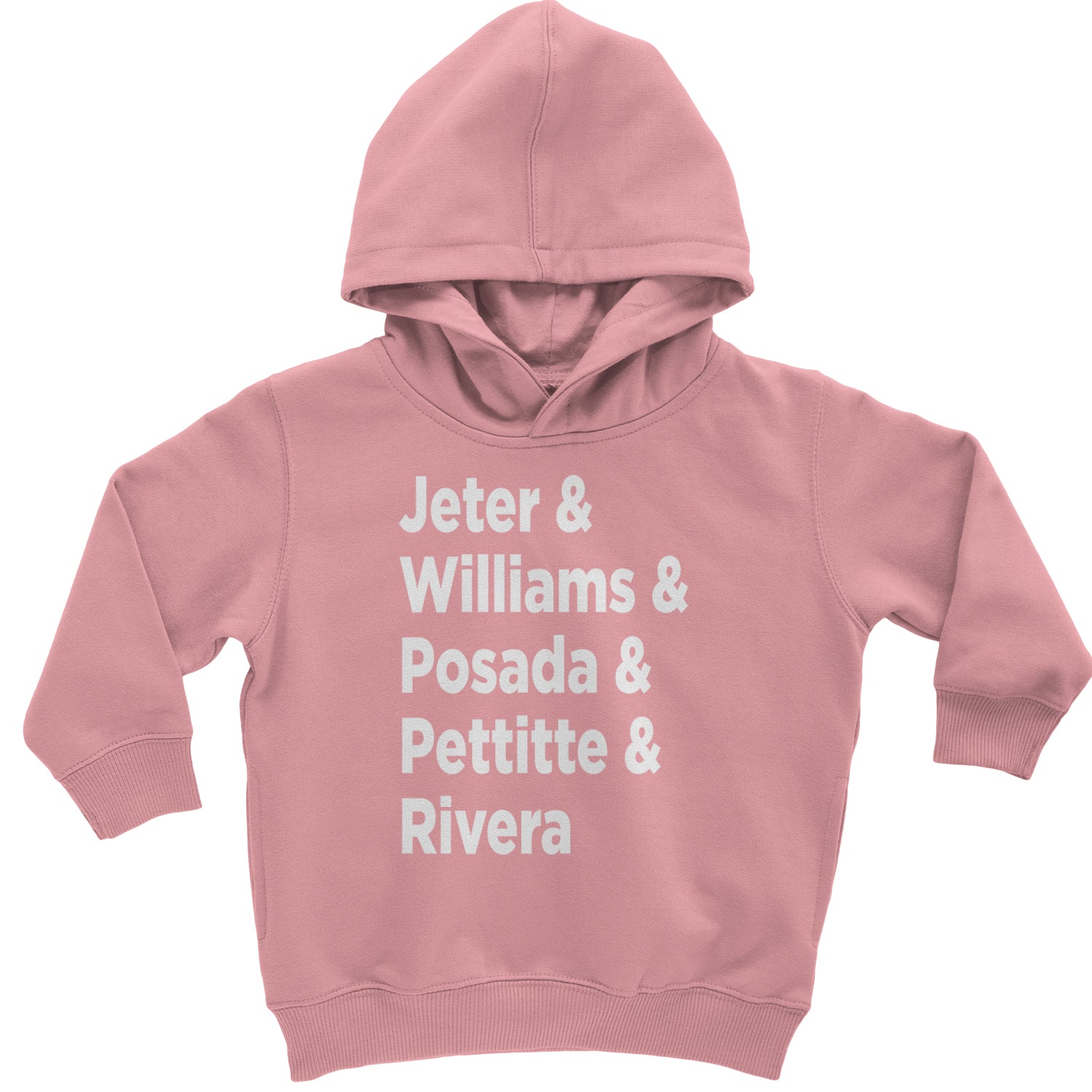 Jeter & Williams & Posada & Pettitte & Rivera Toddler Hoodie And Infant Fleece Romper Mauve