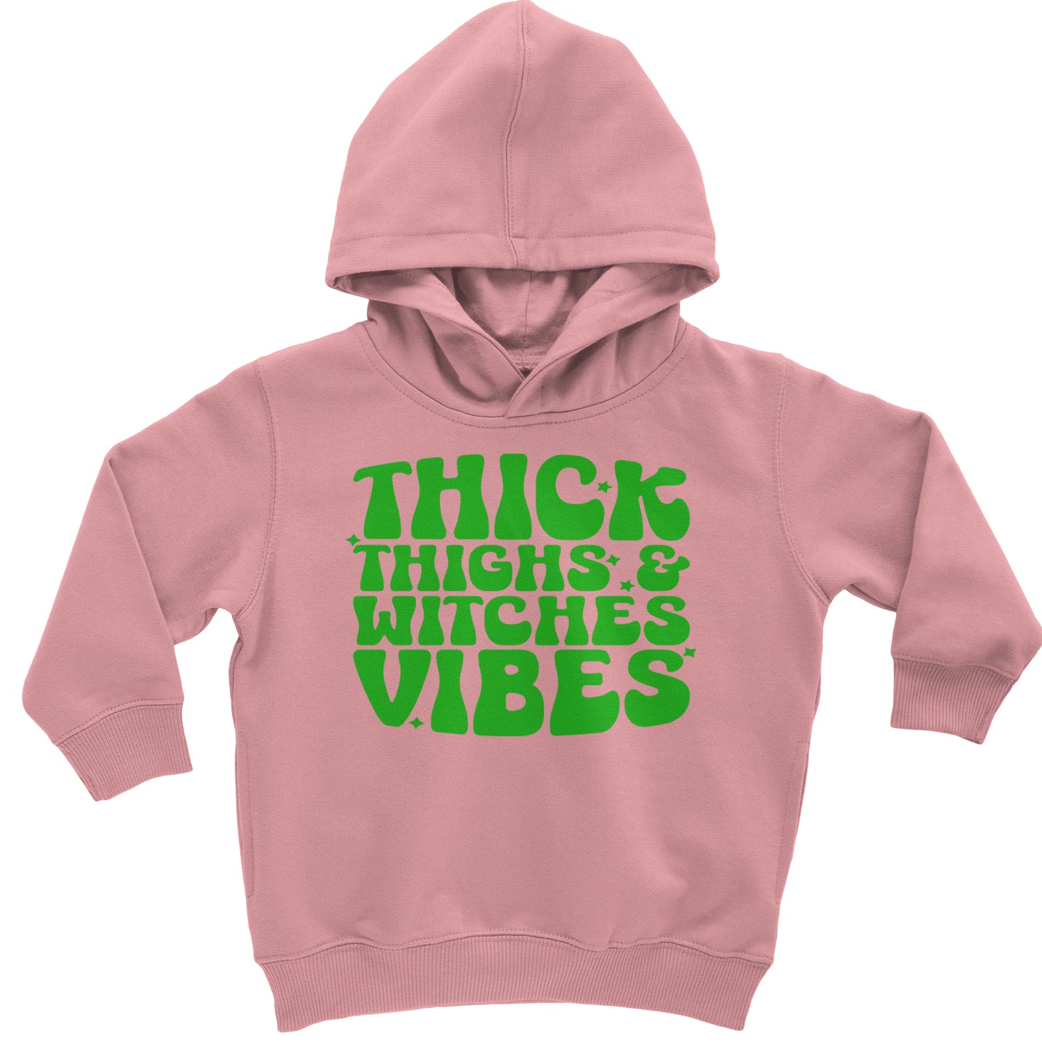 Thick Thighs And Witches Vibes Toddler Hoodie And Infant Fleece Romper Mauve