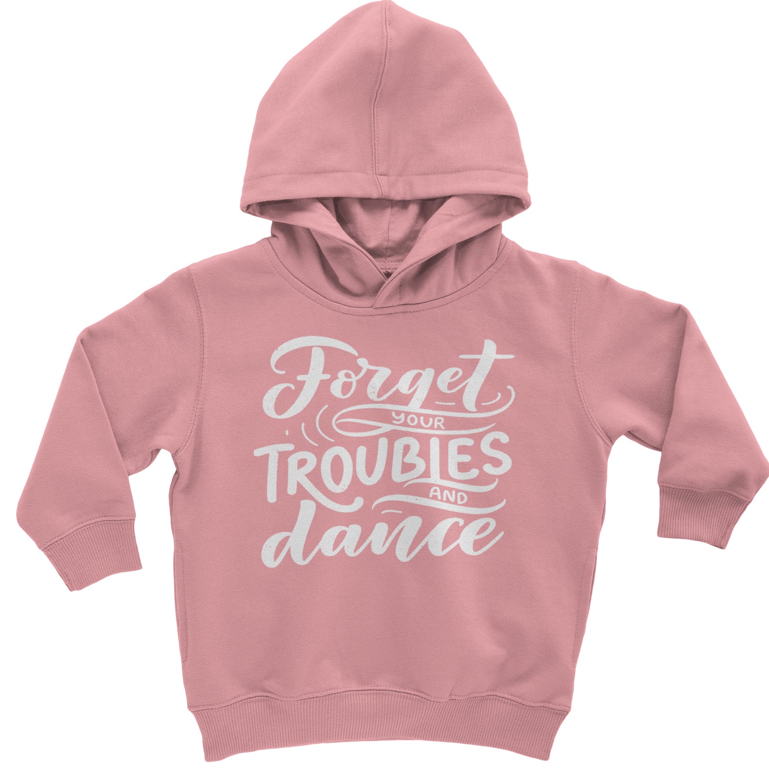 Forget Your Troubles and Dance Toddler Hoodie And Infant Fleece Romper Mauve