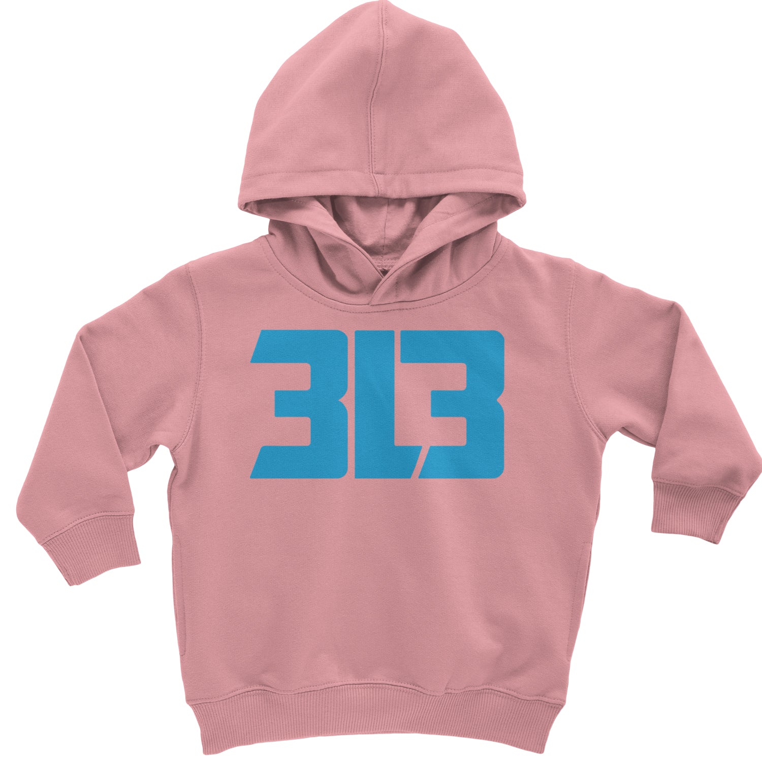 3L3 From The 313 Detroit Football Toddler Hoodie And Infant Fleece Romper Mauve