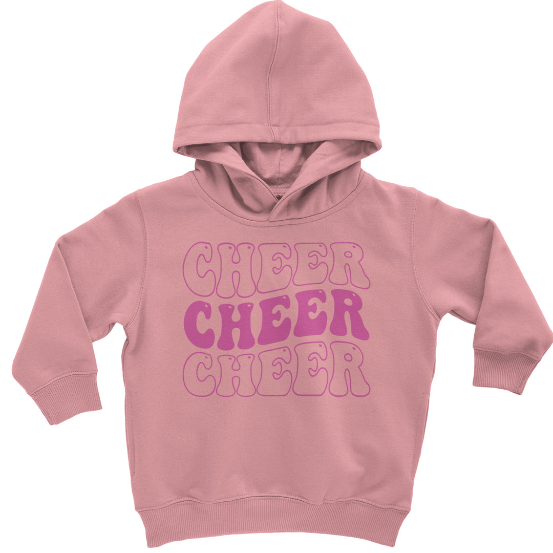 Cheer Cheer Cheer Toddler Hoodie And Infant Fleece Romper Mauve