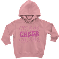 Cheer Cheer Cheer Toddler Hoodie And Infant Fleece Romper Mauve