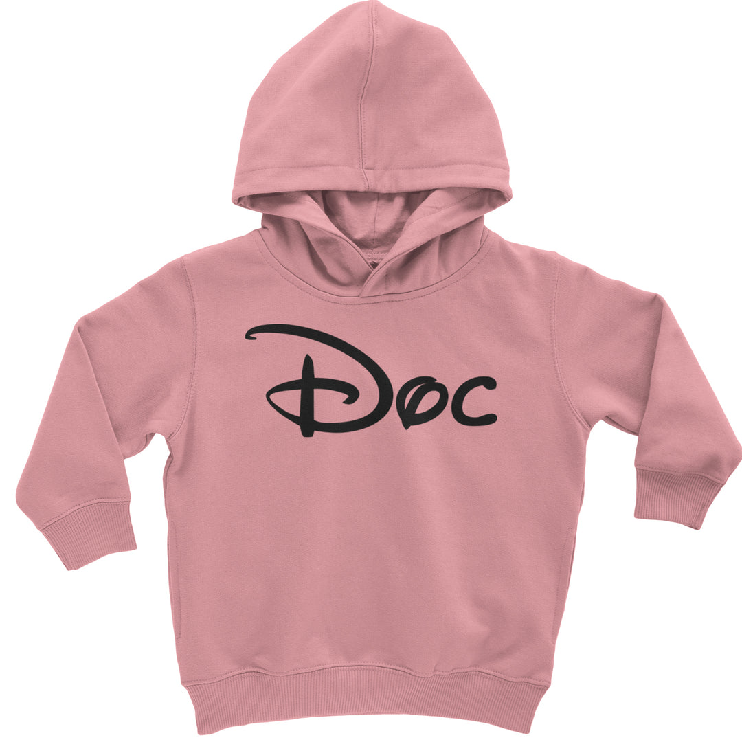 Doc - 7 Dwarfs Costume Toddler Hoodie And Infant Fleece Romper Mauve