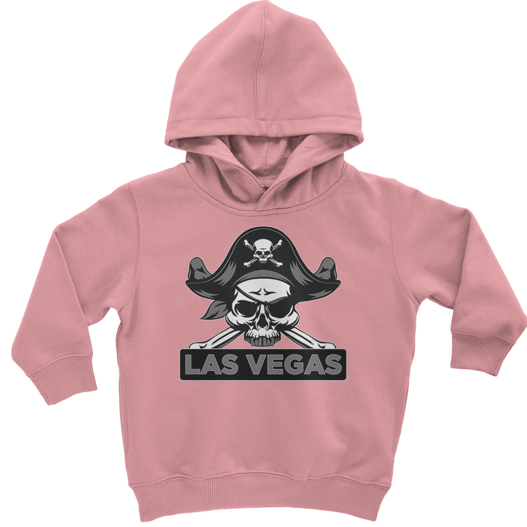 Raider Skull Straight Outta Las Vegas Toddler Hoodie And Infant Fleece Romper Mauve