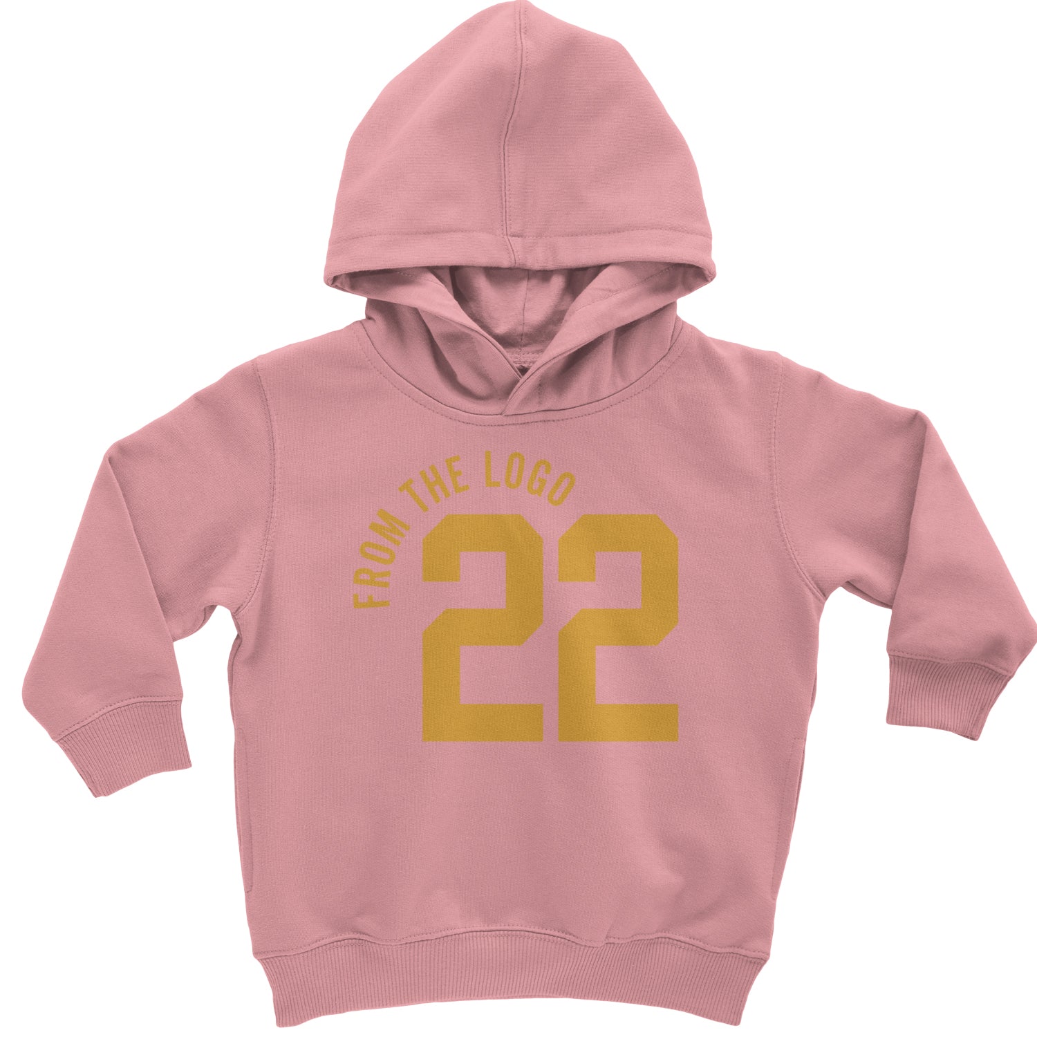 From The Logo #22 Basketball Toddler Hoodie And Infant Fleece Romper Mauve