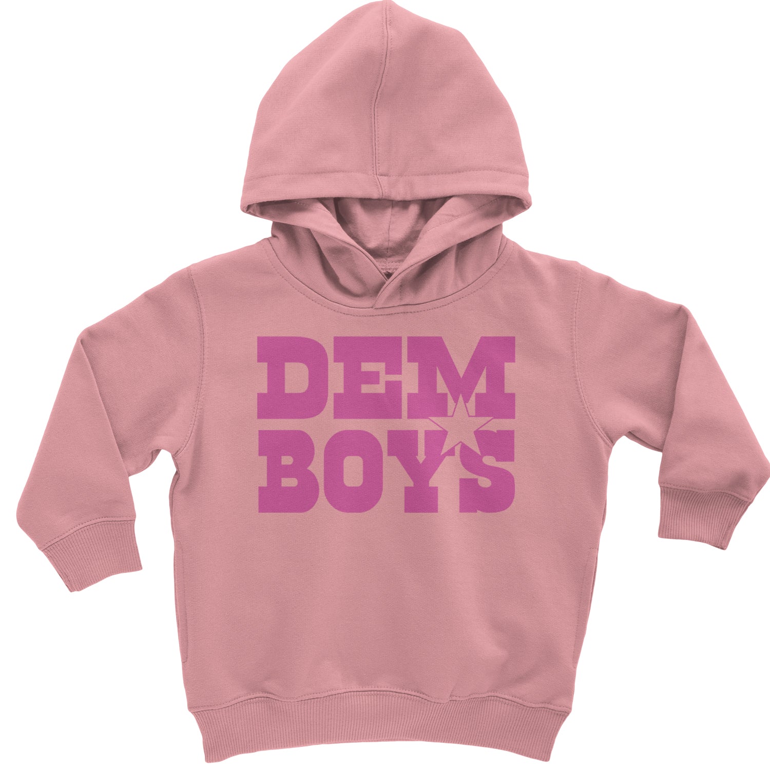 Dem Boys Hot Pink Dallas  Toddler Hoodie And Infant Fleece Romper Mauve