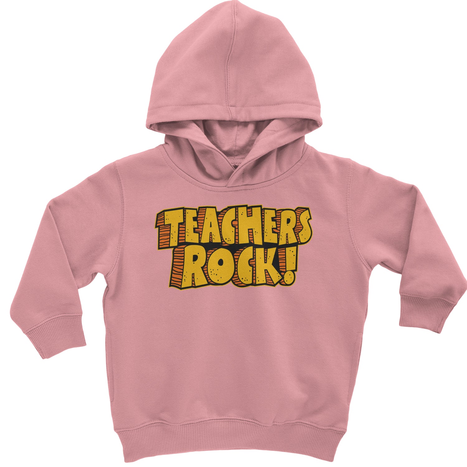 Teachers Rock Retro Toddler Hoodie And Infant Fleece Romper Mauve