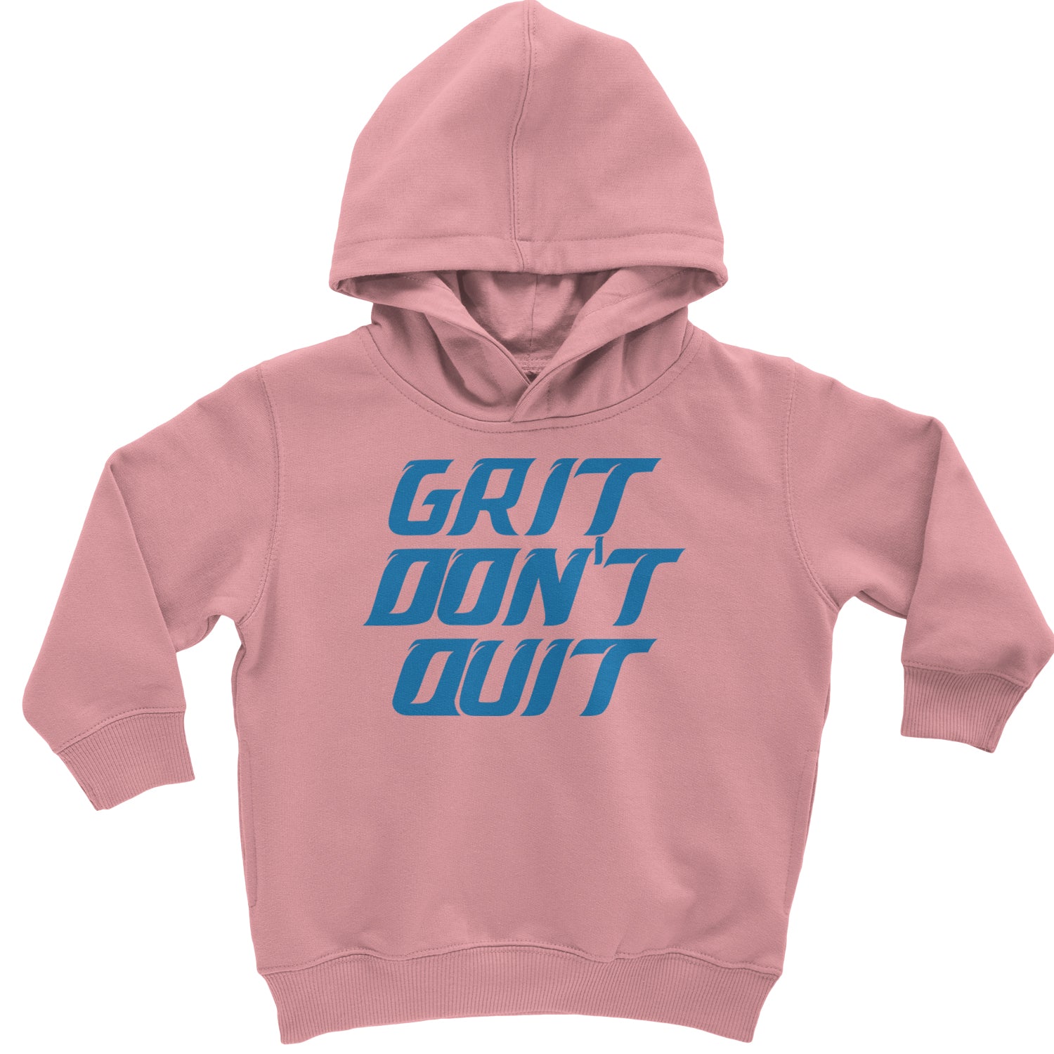 Grit Don't Quit Detroit Grit Toddler Hoodie And Infant Fleece Romper Mauve