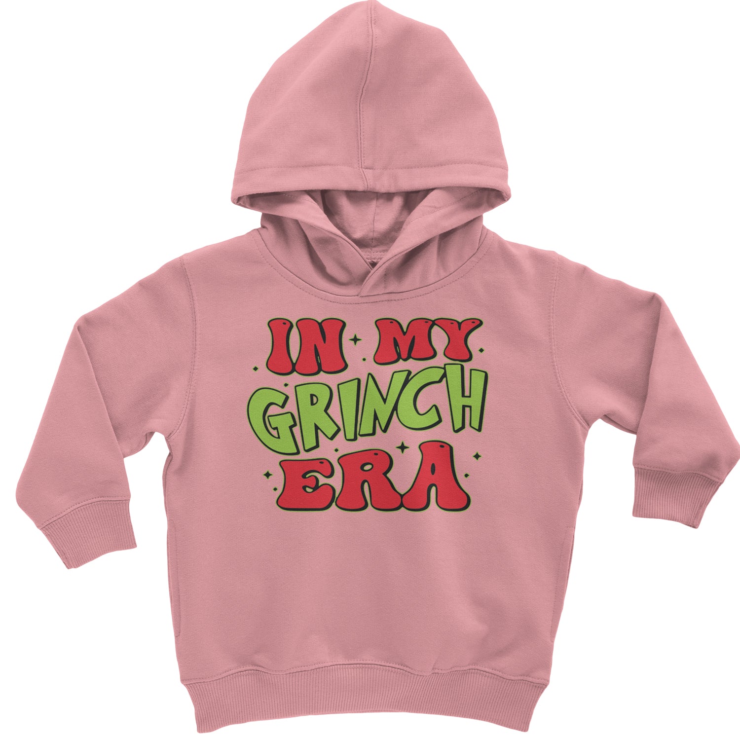 In My Gr-nch Era Jolly Merry Christmas Toddler Hoodie And Infant Fleece Romper Mauve