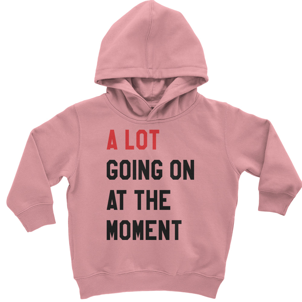 A Lot Going On At The Moment New TTPD Poet Department Toddler Hoodie And Infant Fleece Romper Mauve