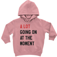 A Lot Going On At The Moment New TTPD Poet Department Toddler Hoodie And Infant Fleece Romper Mauve