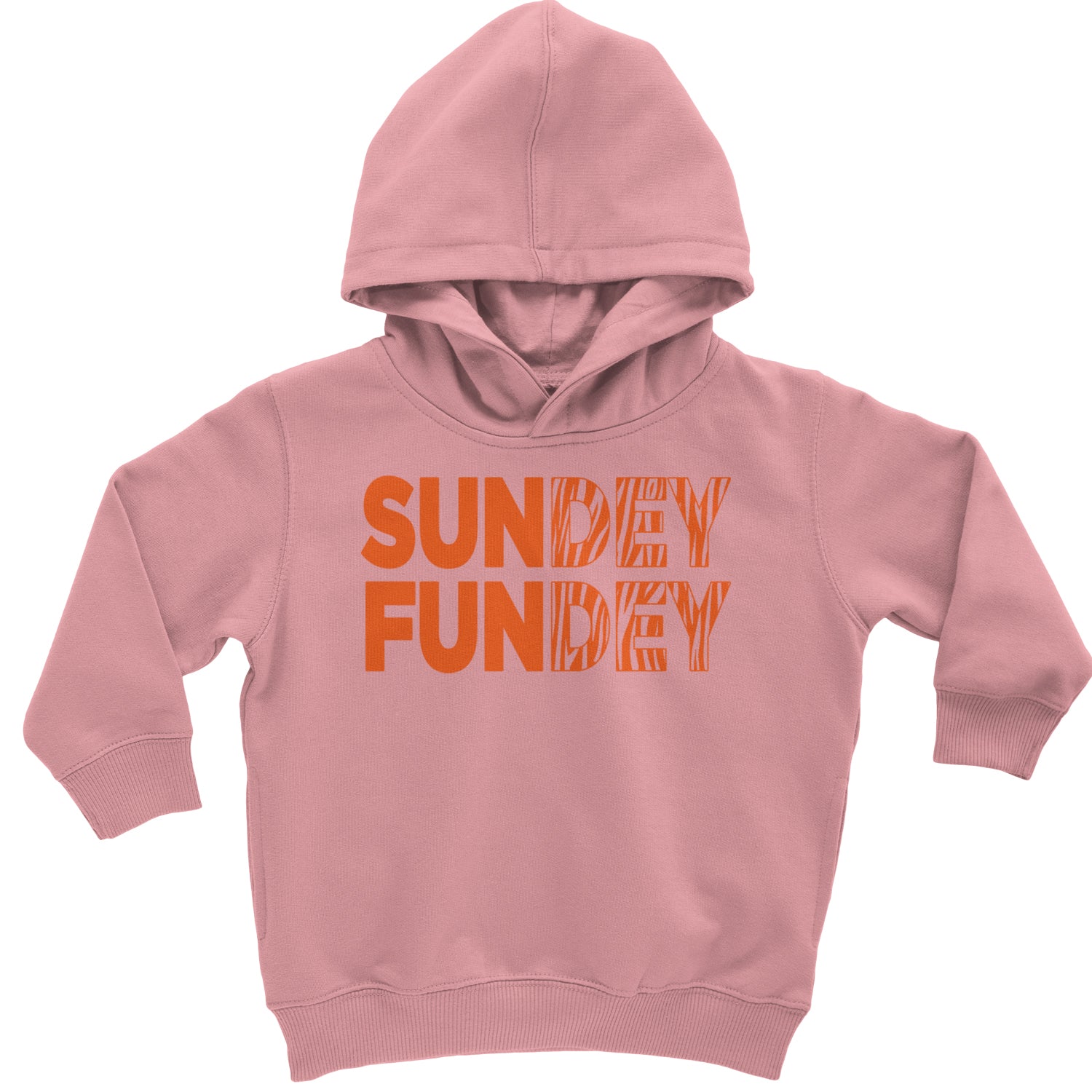 SunDEY FunDEY Sunday FundayToddler Hoodie And Infant Fleece Romper Mauve