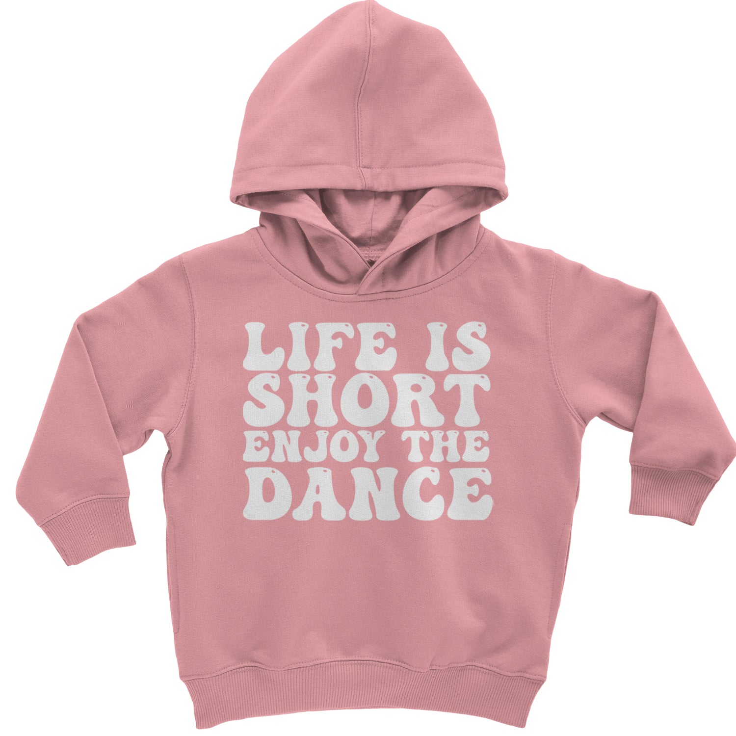 Life Is Short Enjoy The Dance Toddler Hoodie And Infant Fleece Romper Mauve