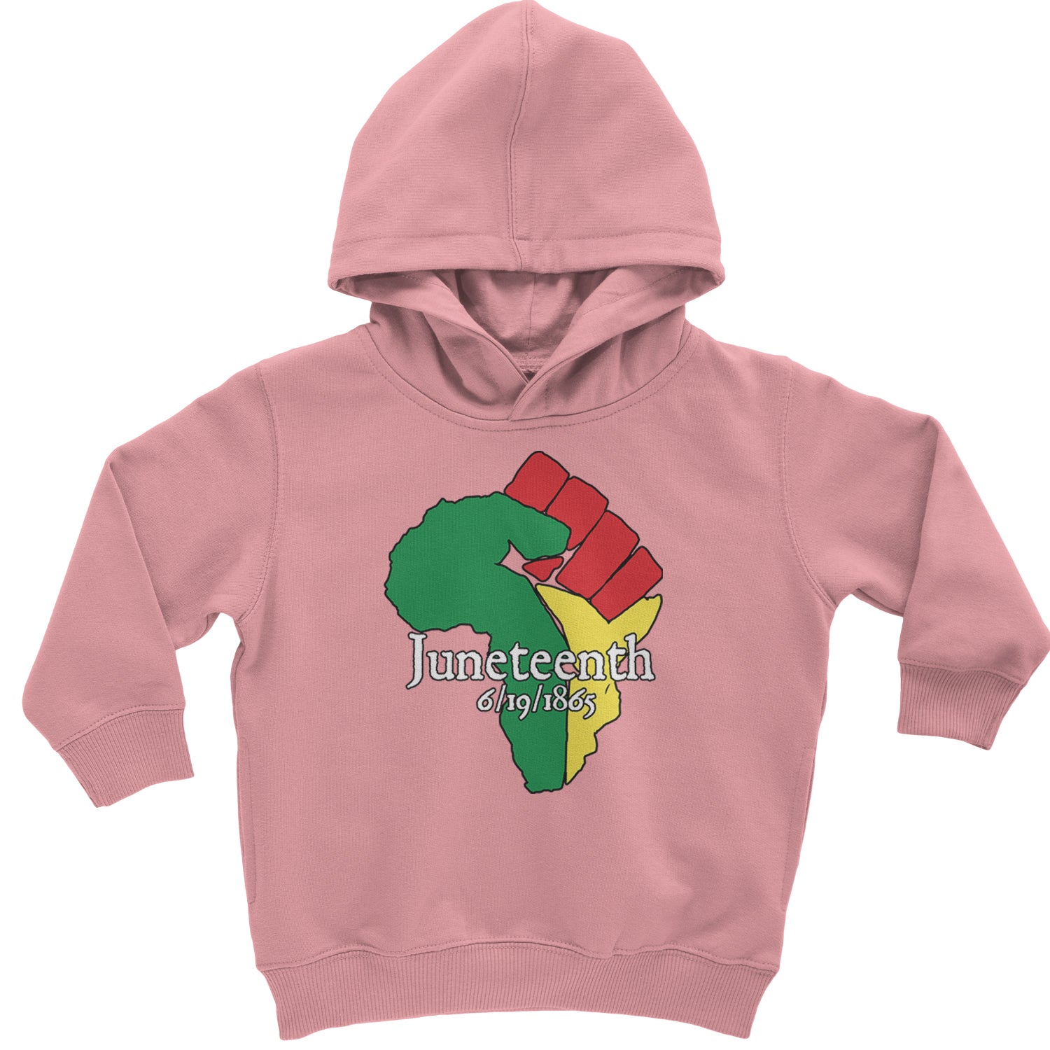 Juneteenth Raised Fist Africa Celebrate Emancipation Day Toddler Hoodie And Infant Fleece Romper Mauve