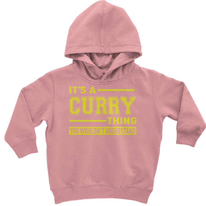 It's A Curry Thing, You Wouldn't Understand Basketball Toddler Hoodie Or Infant Fleece Romper