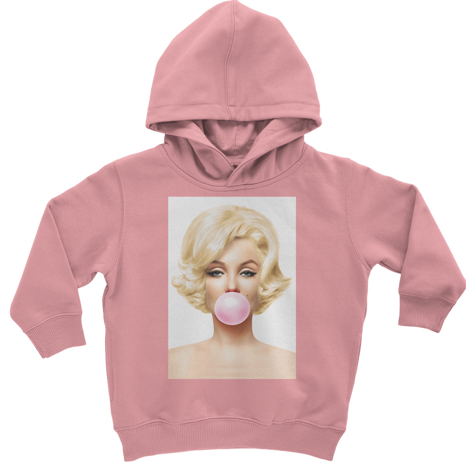 Ms. Monroe Pink Bubble Gum American Icon Toddler Hoodie And Infant Fleece Romper Mauve