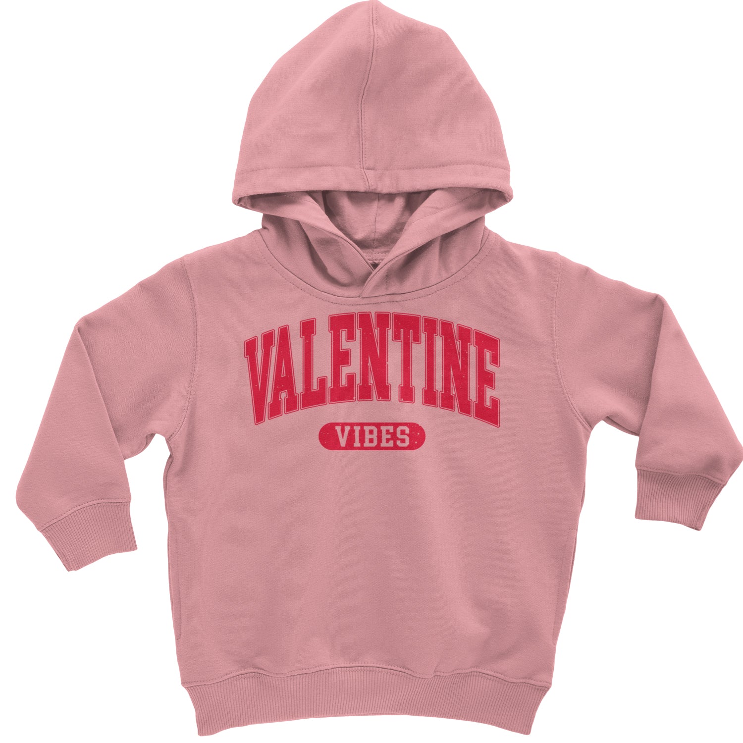 Valentines Vibes Toddler Hoodie And Infant Fleece Romper Mauve