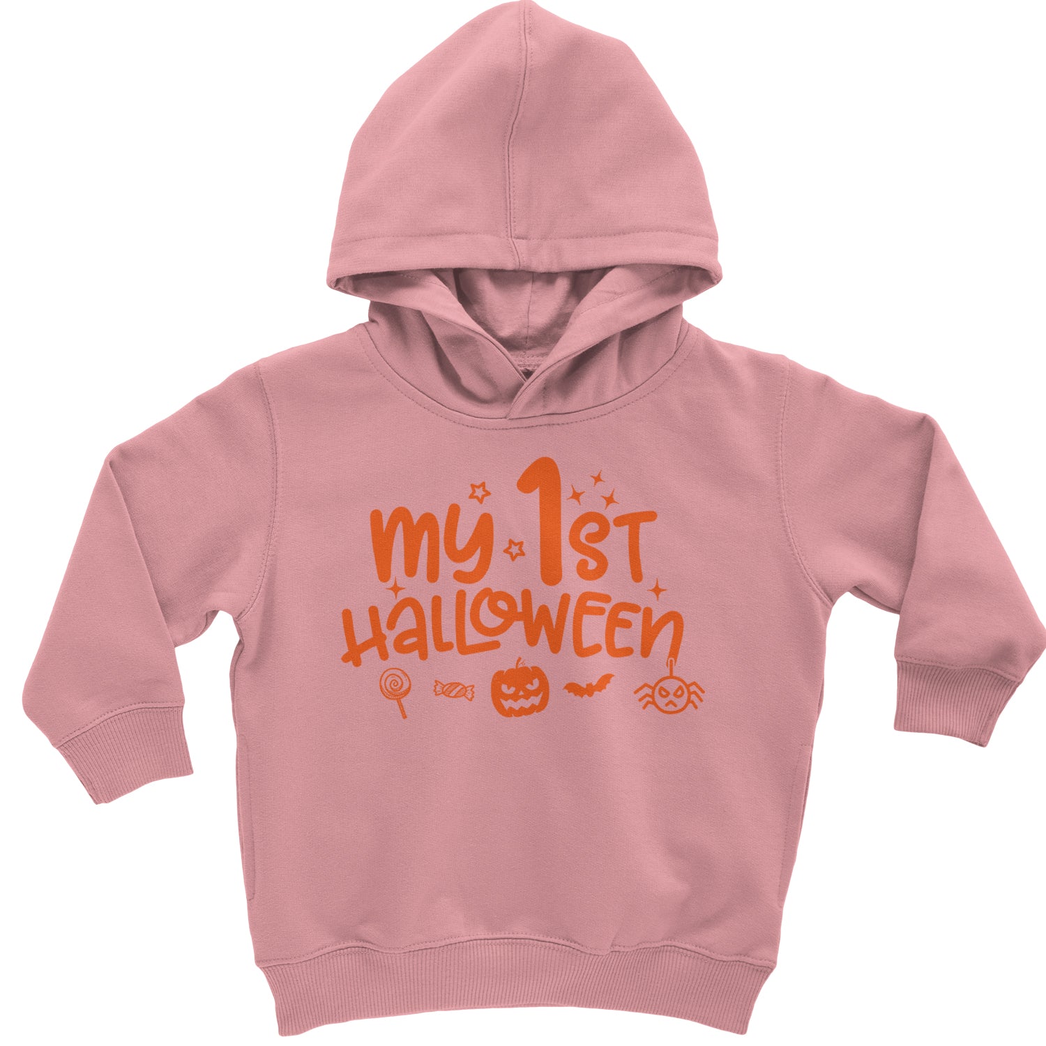 My First Halloween Toddler Hoodie And Infant Fleece Romper Mauve