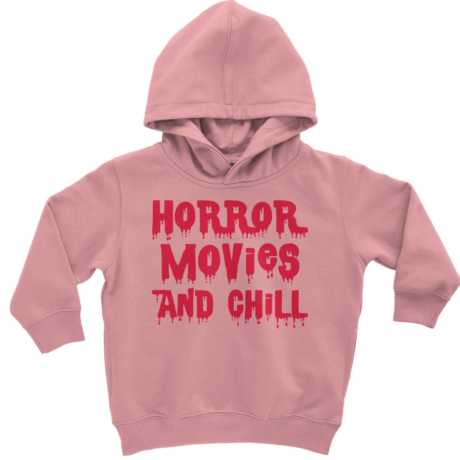 Horror Movies and Chill Toddler Hoodie And Infant Fleece Romper Mauve