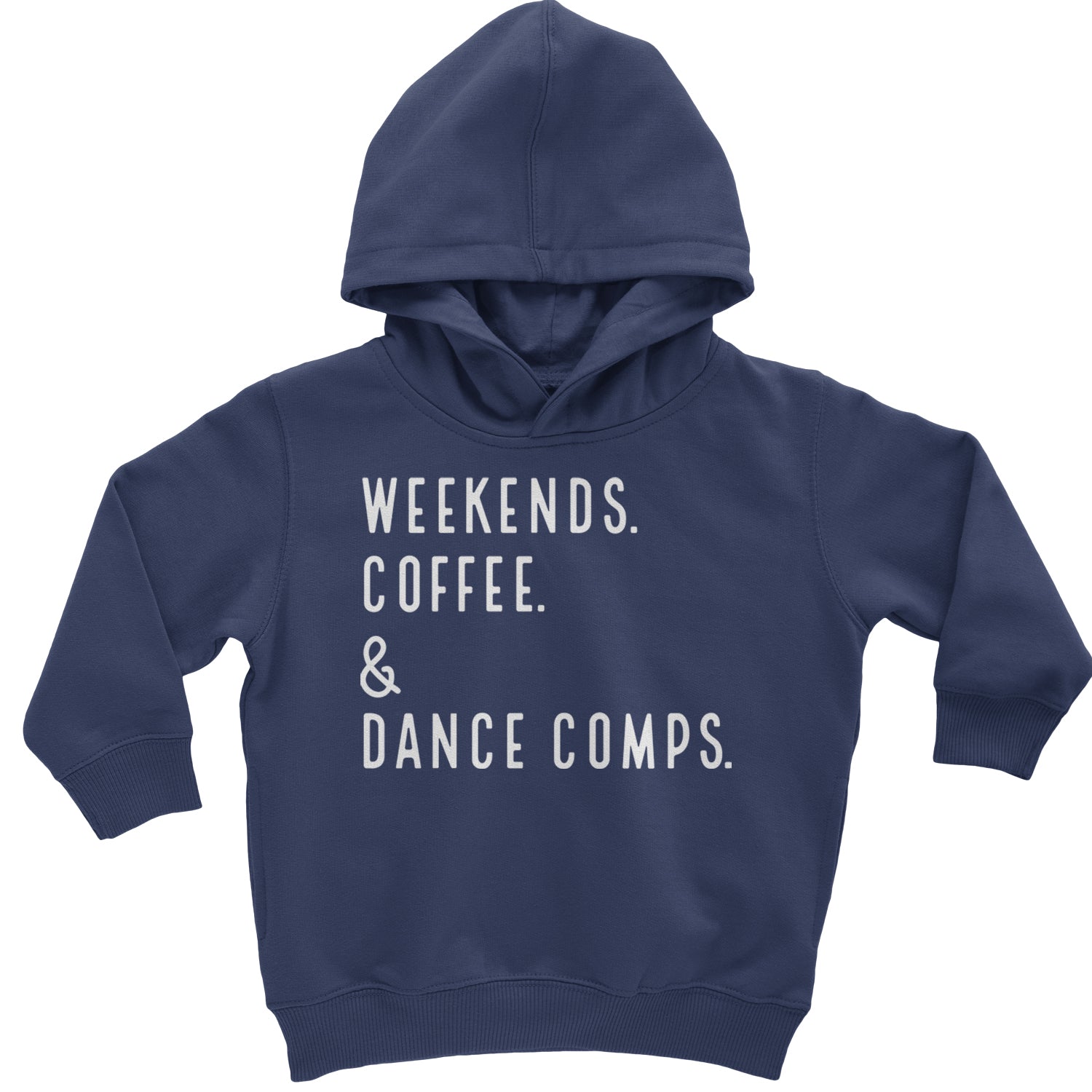 Weekends, Coffee and Dance Comps Toddler Hoodie And Infant Fleece Romper Black