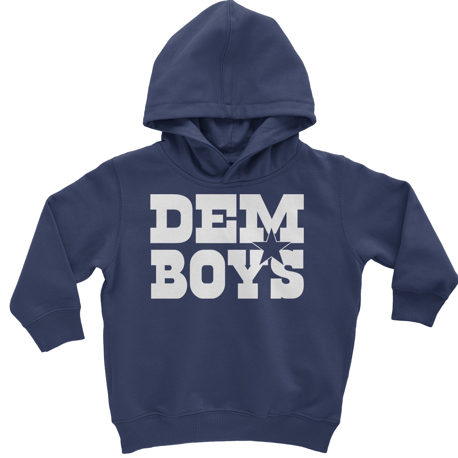 Dem Boys Dallas Football Toddler Hoodie And Infant Fleece Romper Navy Blue