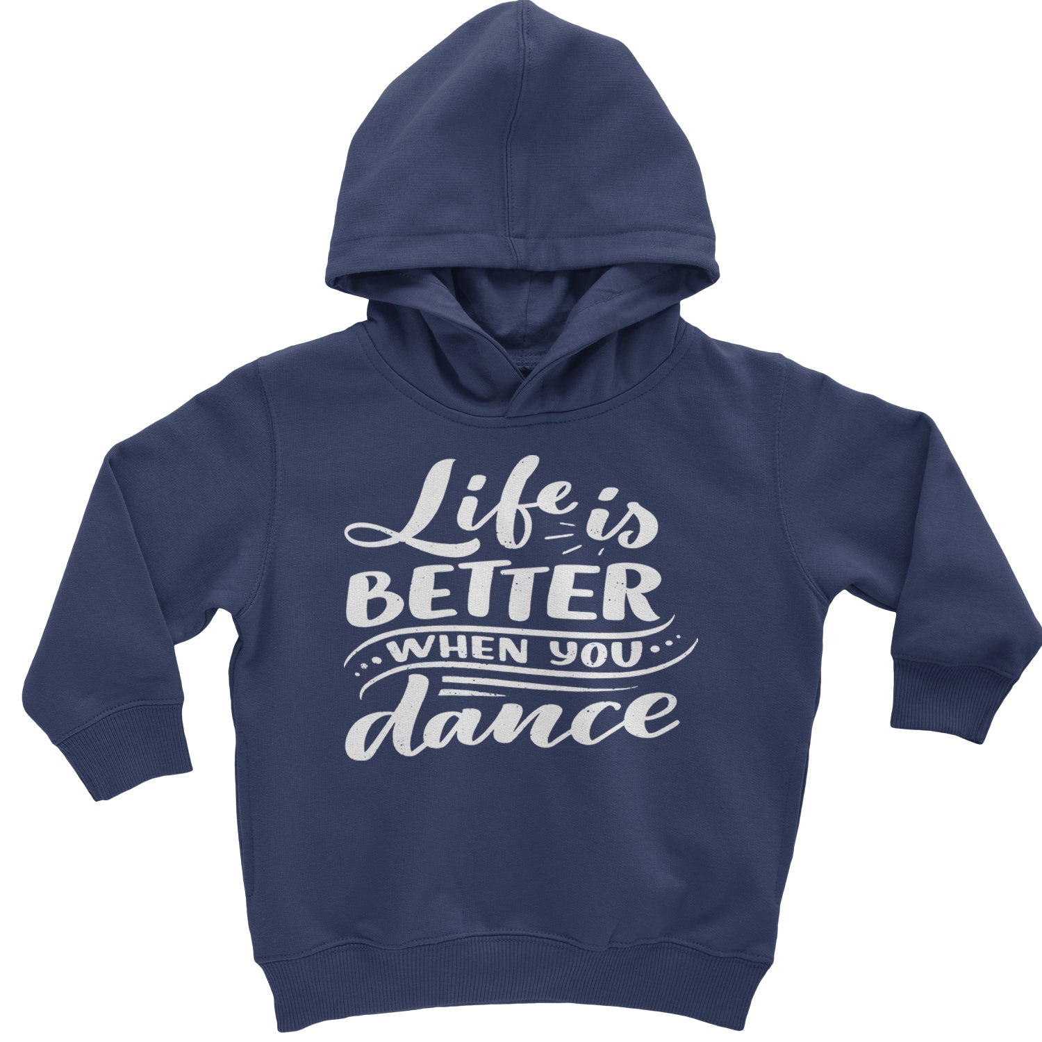 Life is Better When You Dance Toddler Hoodie And Infant Fleece Romper Black